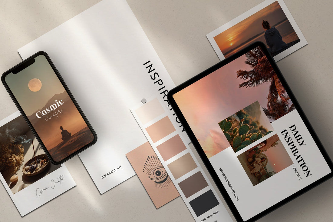 How to Build a Modern Boho Brand Identity for Your Yoga or Wellness Coaching Business