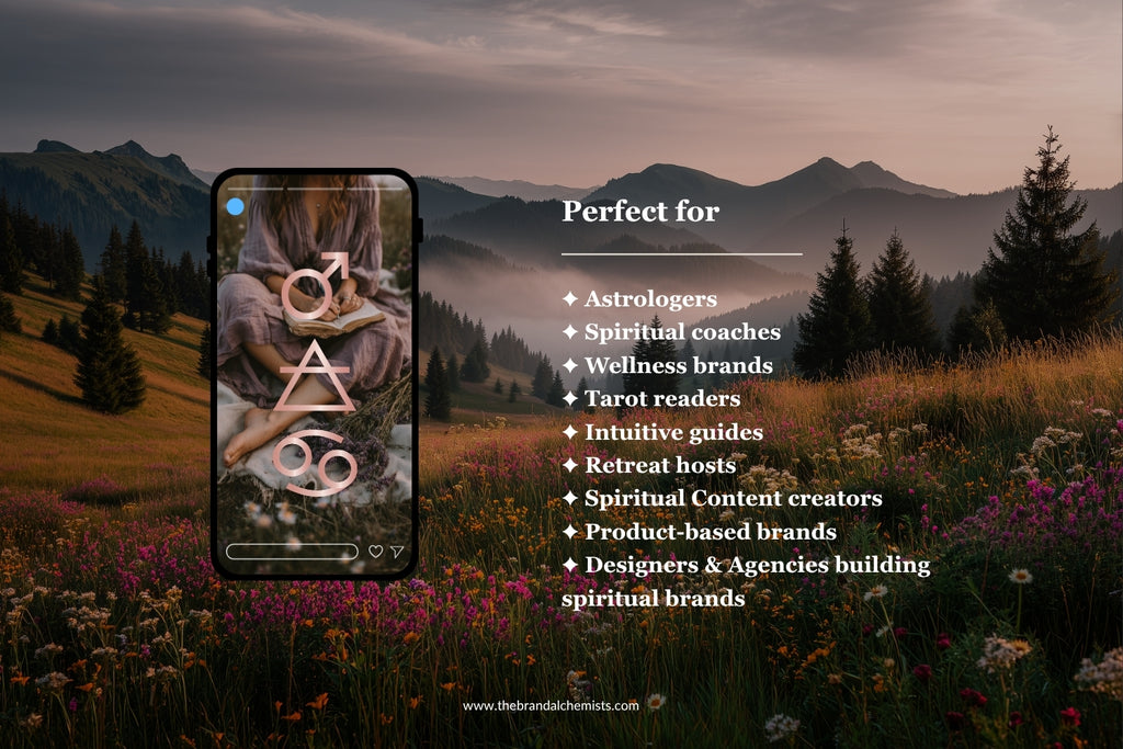 Astrology Design Elements - Metallic Rose Gold