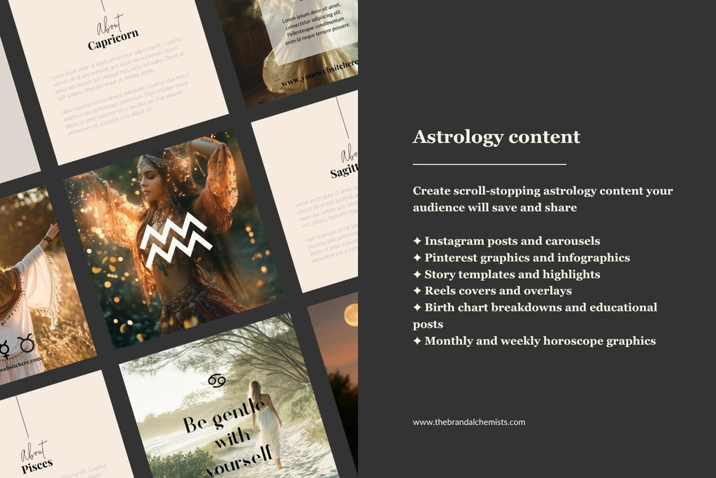 Astrology Design Elements - Editable SVG