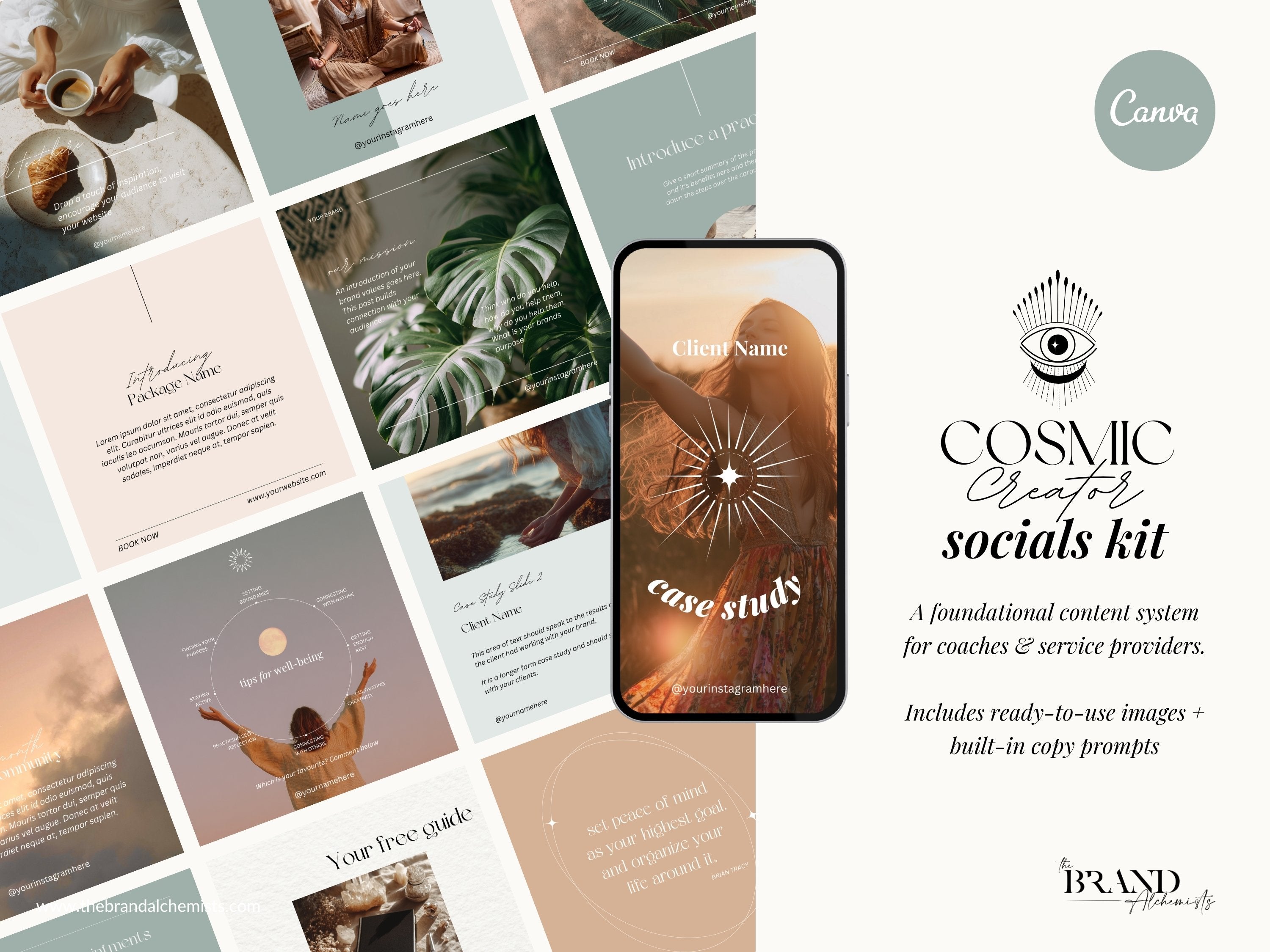 Cosmic Creator - Modern Boho Instagram Post Templates