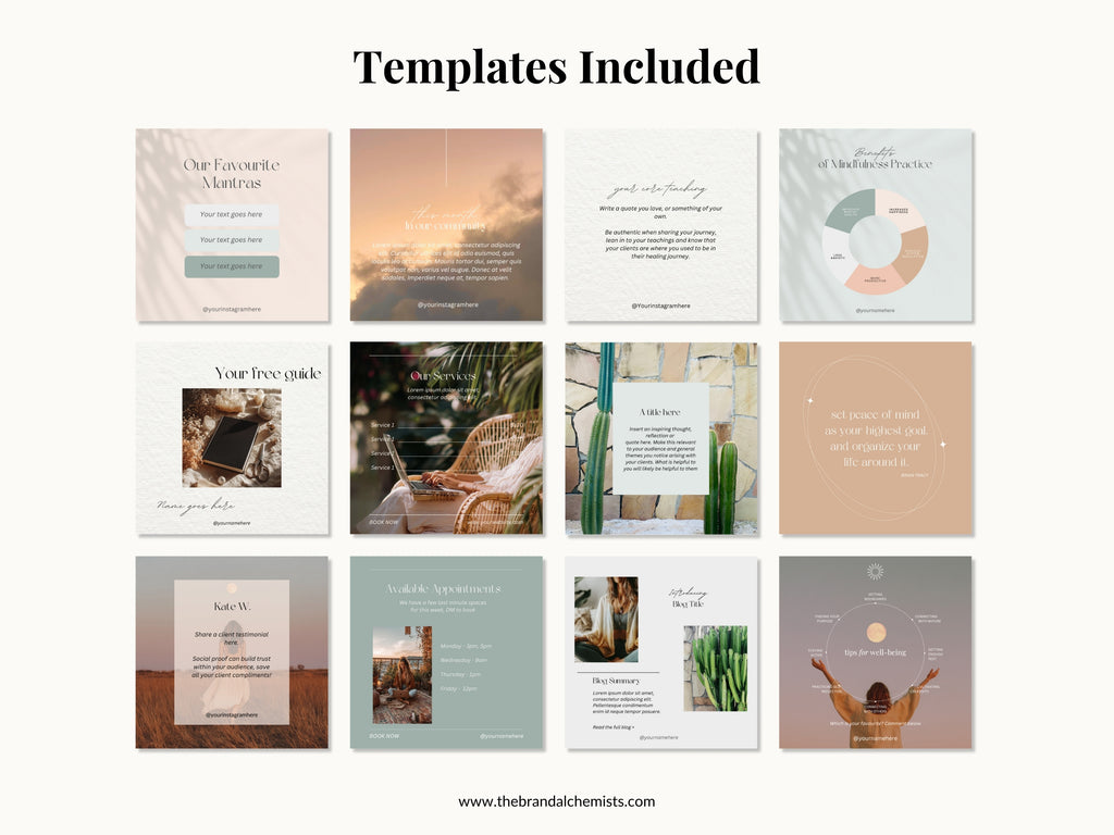 Cosmic Creator - Modern Boho Instagram Post Templates
