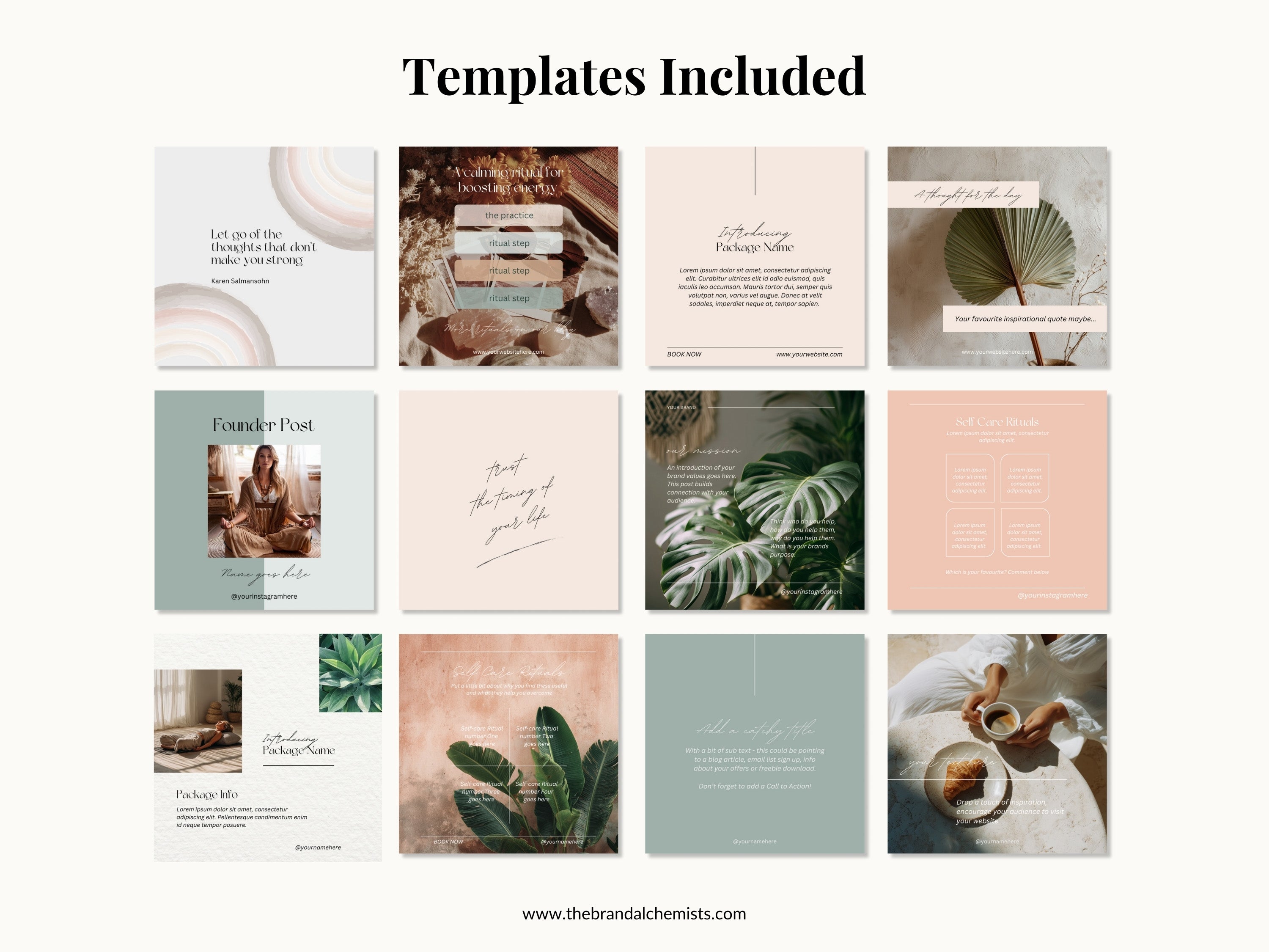Cosmic Creator - Modern Boho Instagram Post Templates