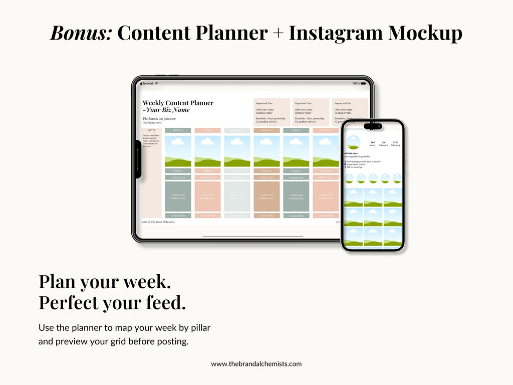 Cosmic Creator - Modern Boho Instagram Post Templates
