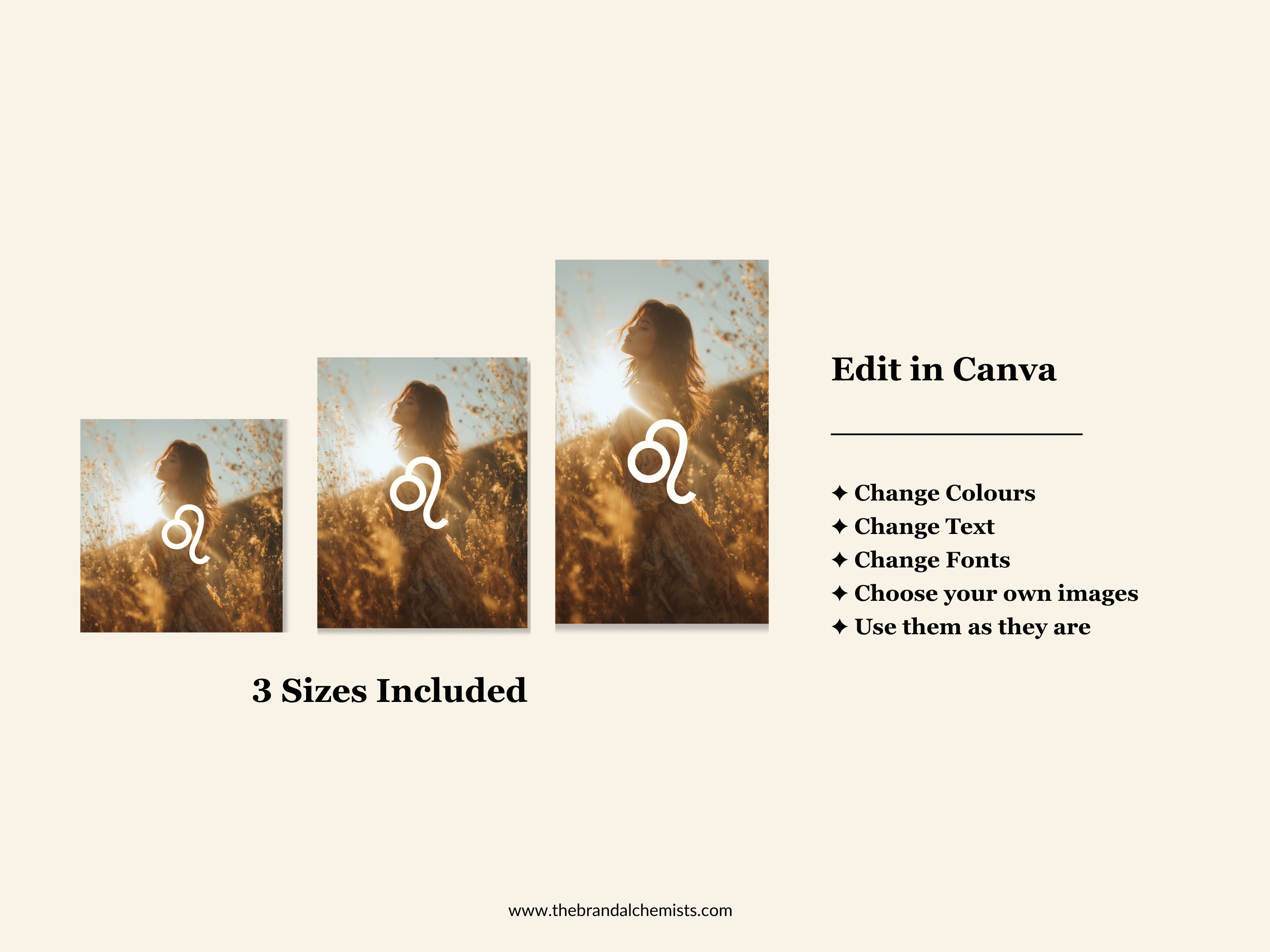 Cosmic Archetypes Zodiac Instagram Templates