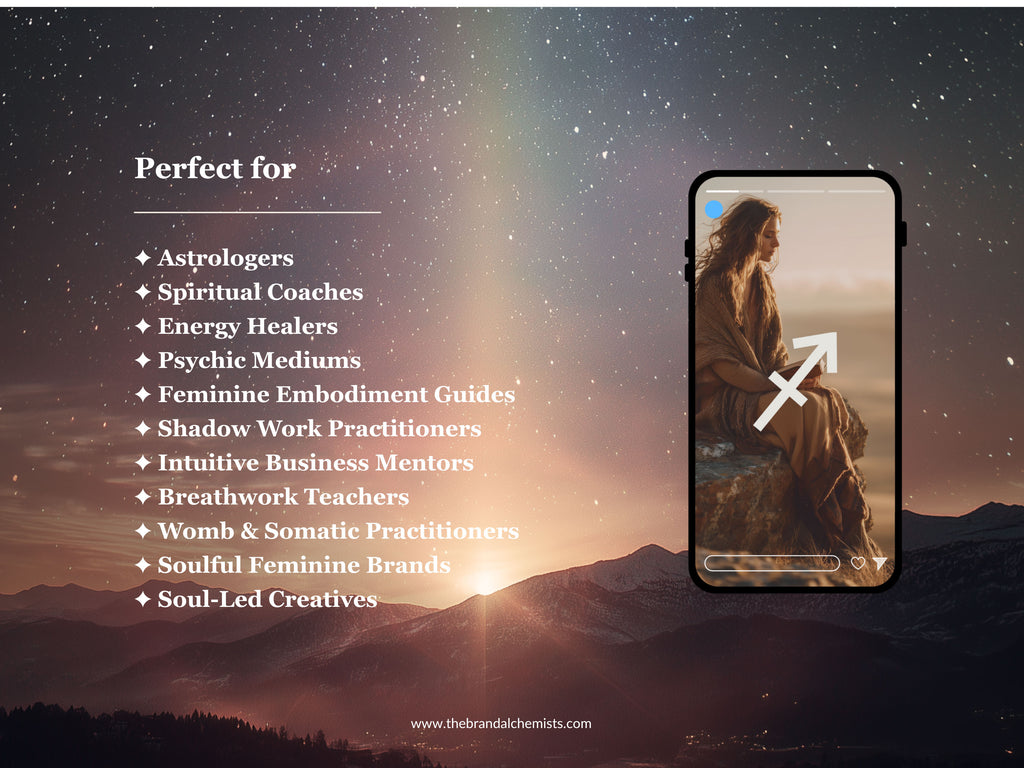 Cosmic Archetypes Zodiac Instagram Templates