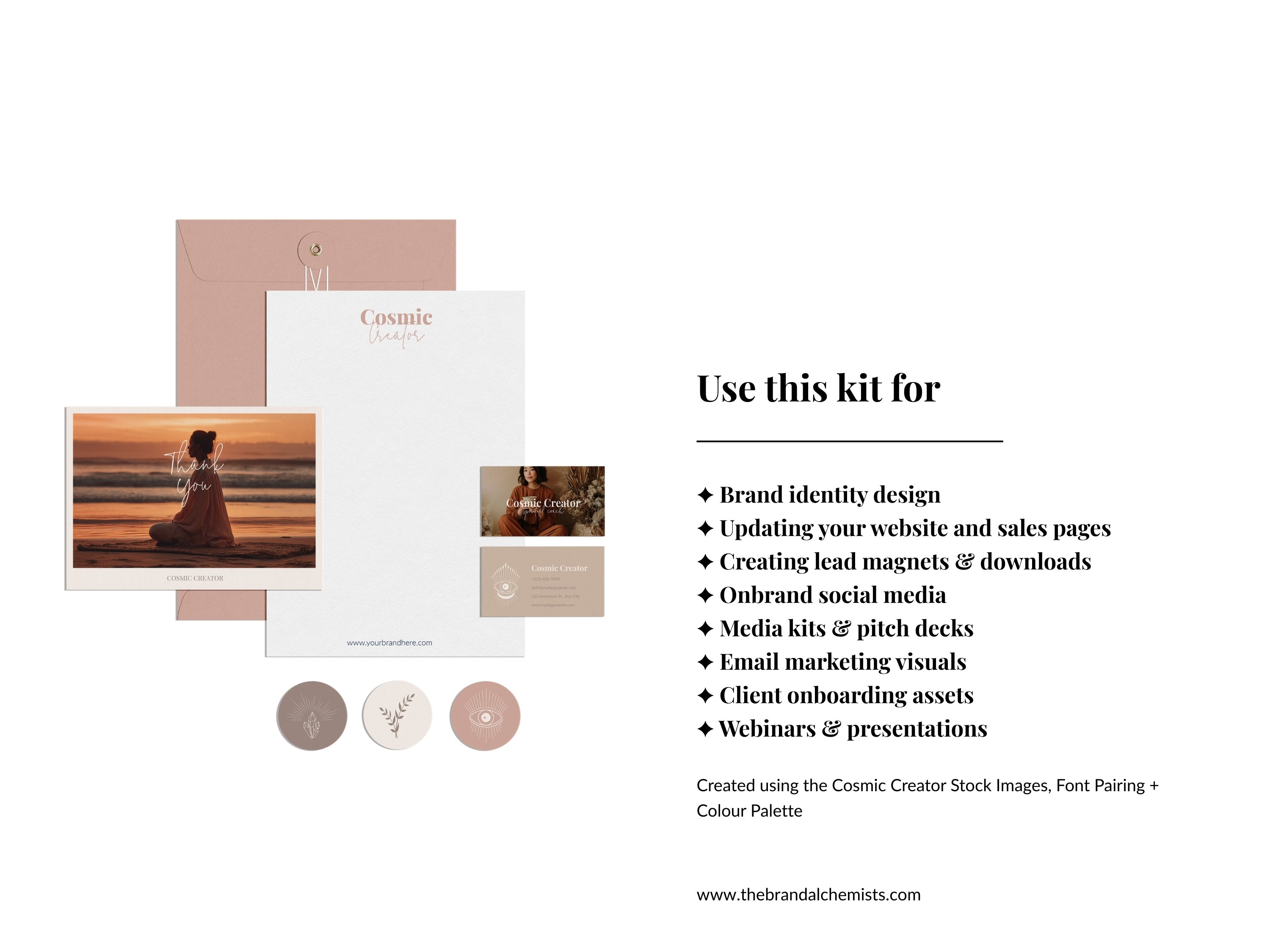 Cosmic Creator Mini Brand Kit Vol 1