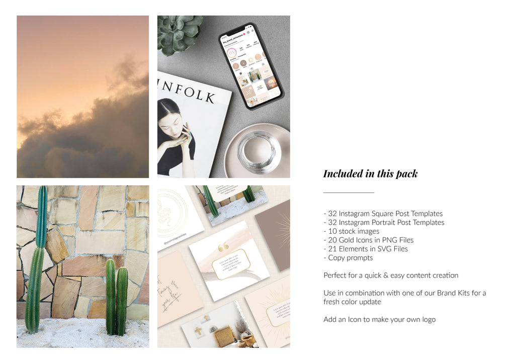 Cosmic Creator Instagram Post Templates
