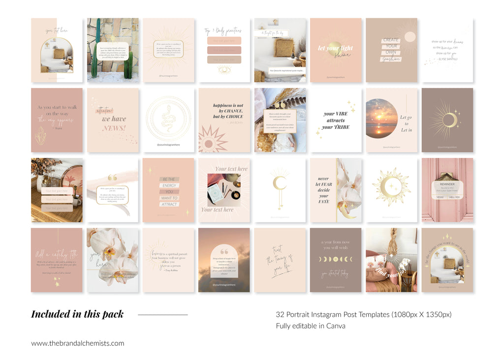 Cosmic Creator Instagram Post Templates