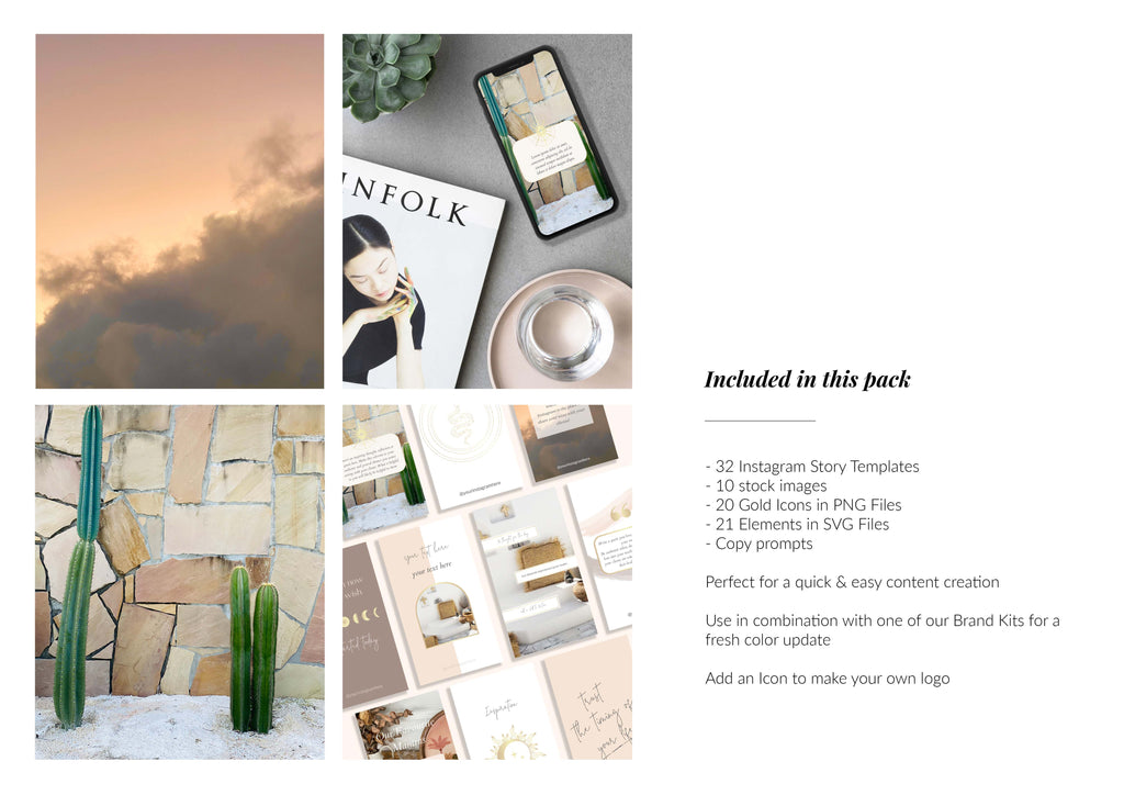 Cosmic Creator Instagram Story Templates