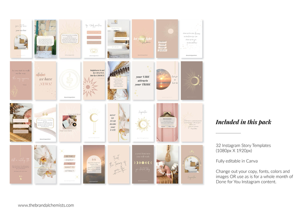 Cosmic Creator Instagram Story Templates