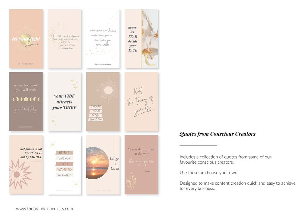 Cosmic Creator Instagram Story Templates