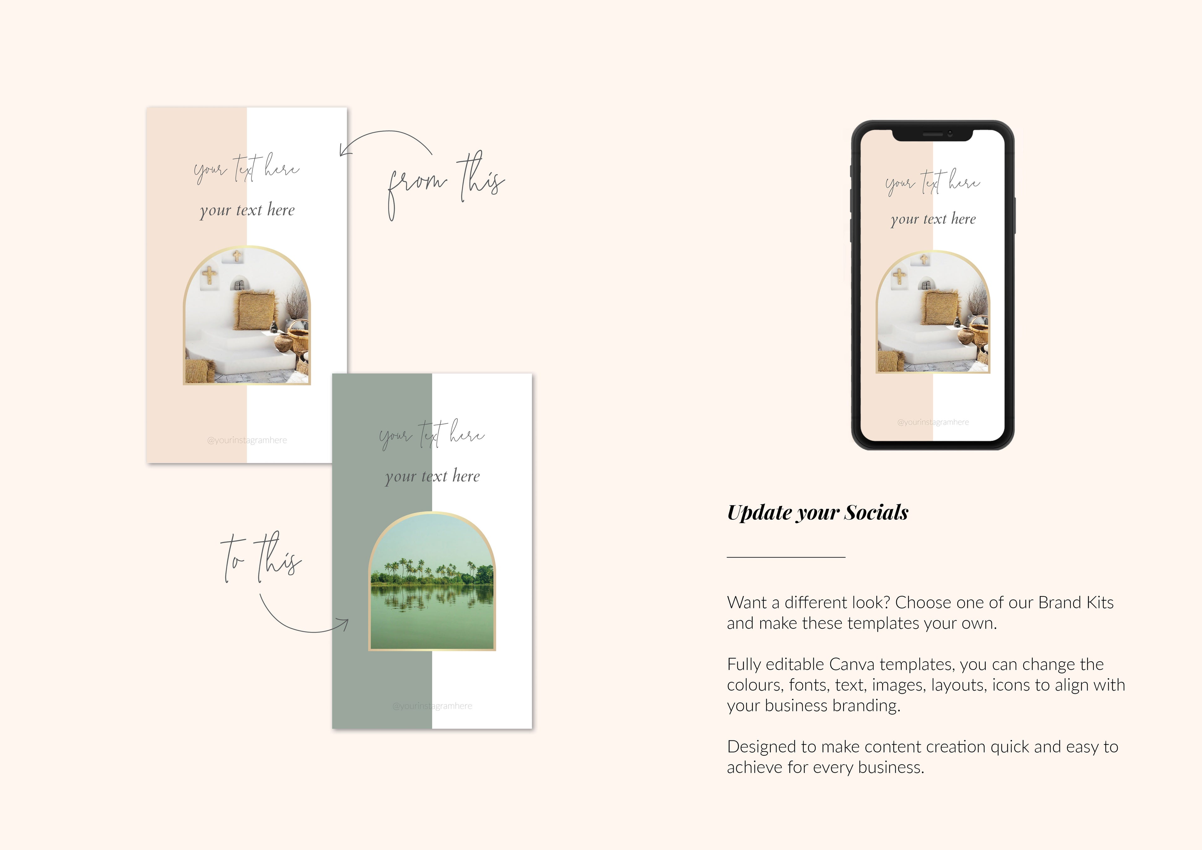 Cosmic Creator Instagram Story Templates