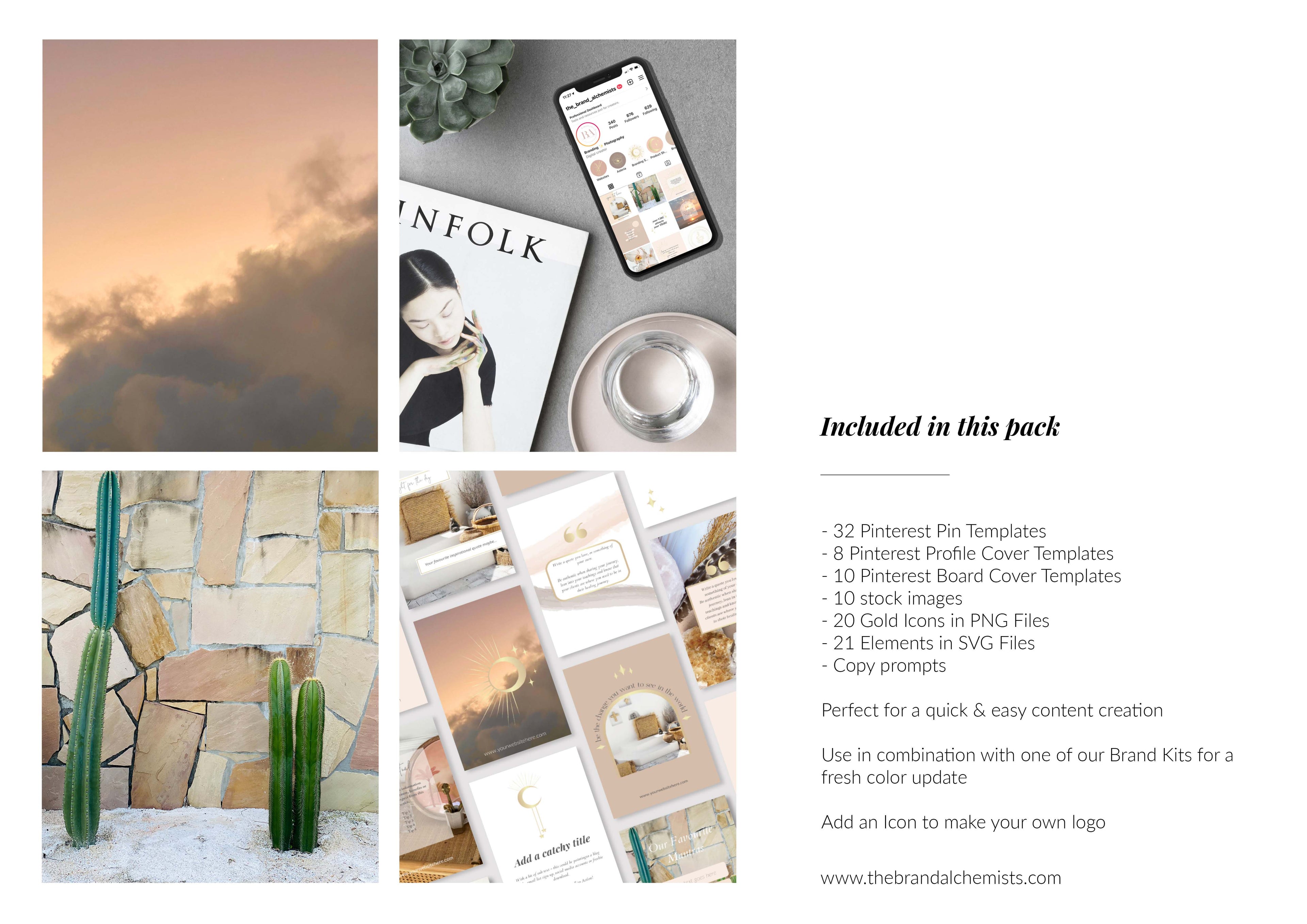 Cosmic Creator Pinterest Bundle
