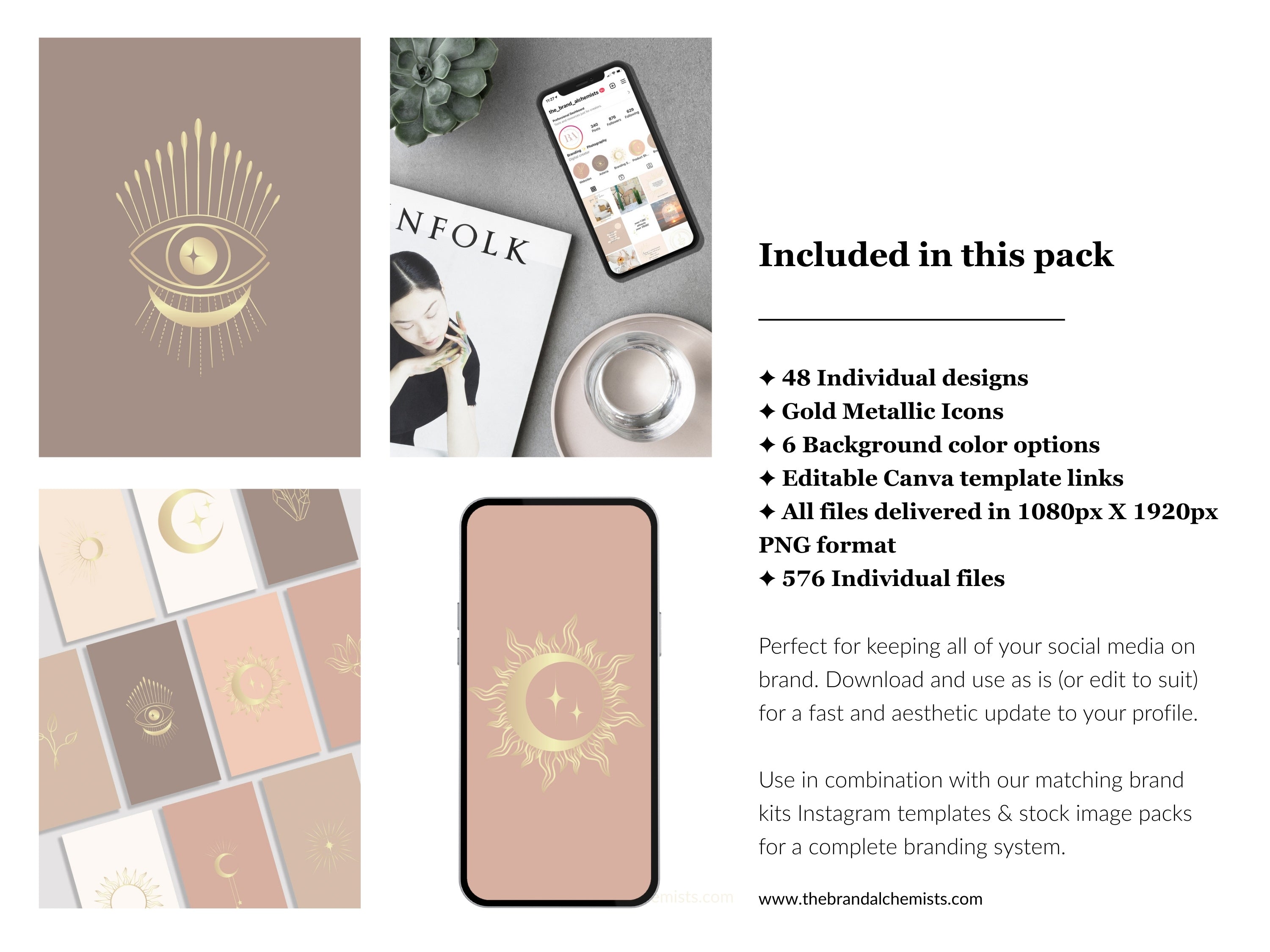 Cosmic Creator Instagram Highlight Covers