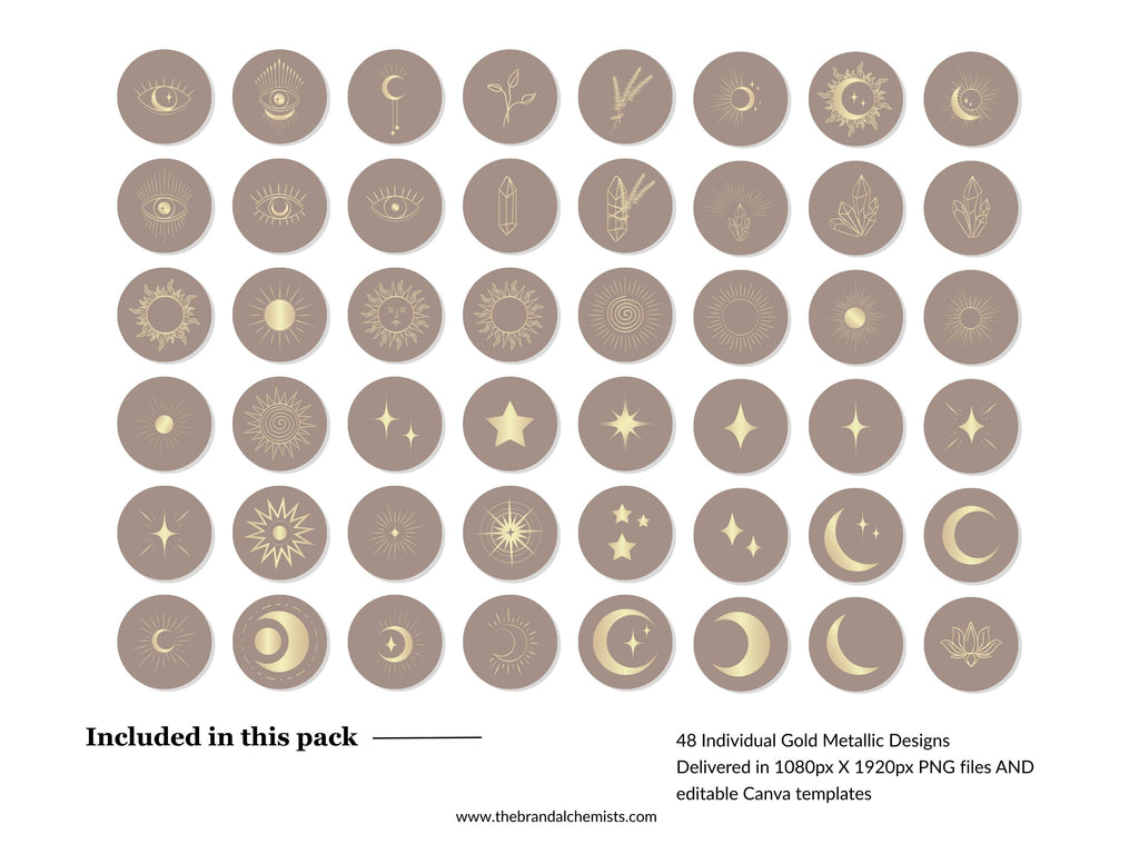 Cosmic Creator Instagram Highlight Covers