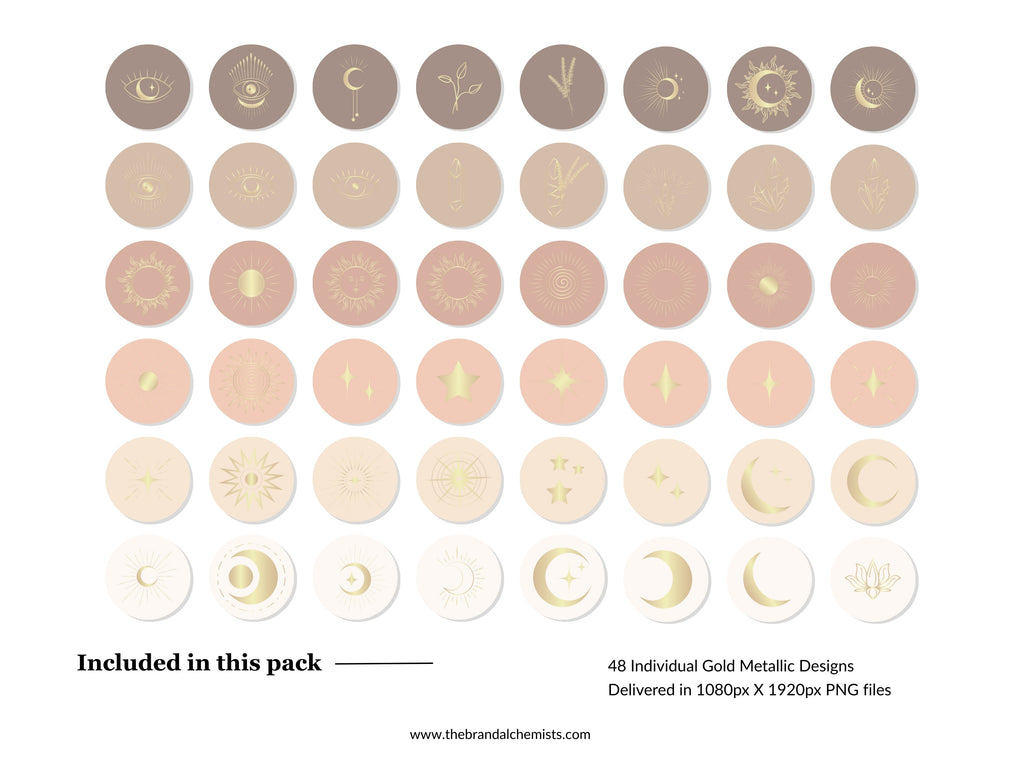 Cosmic Creator Instagram Highlight Covers