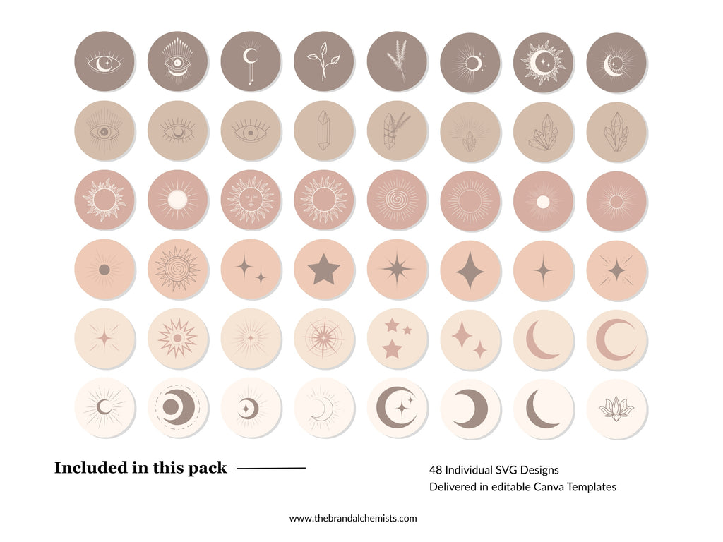 Cosmic Creator Instagram Highlight Covers