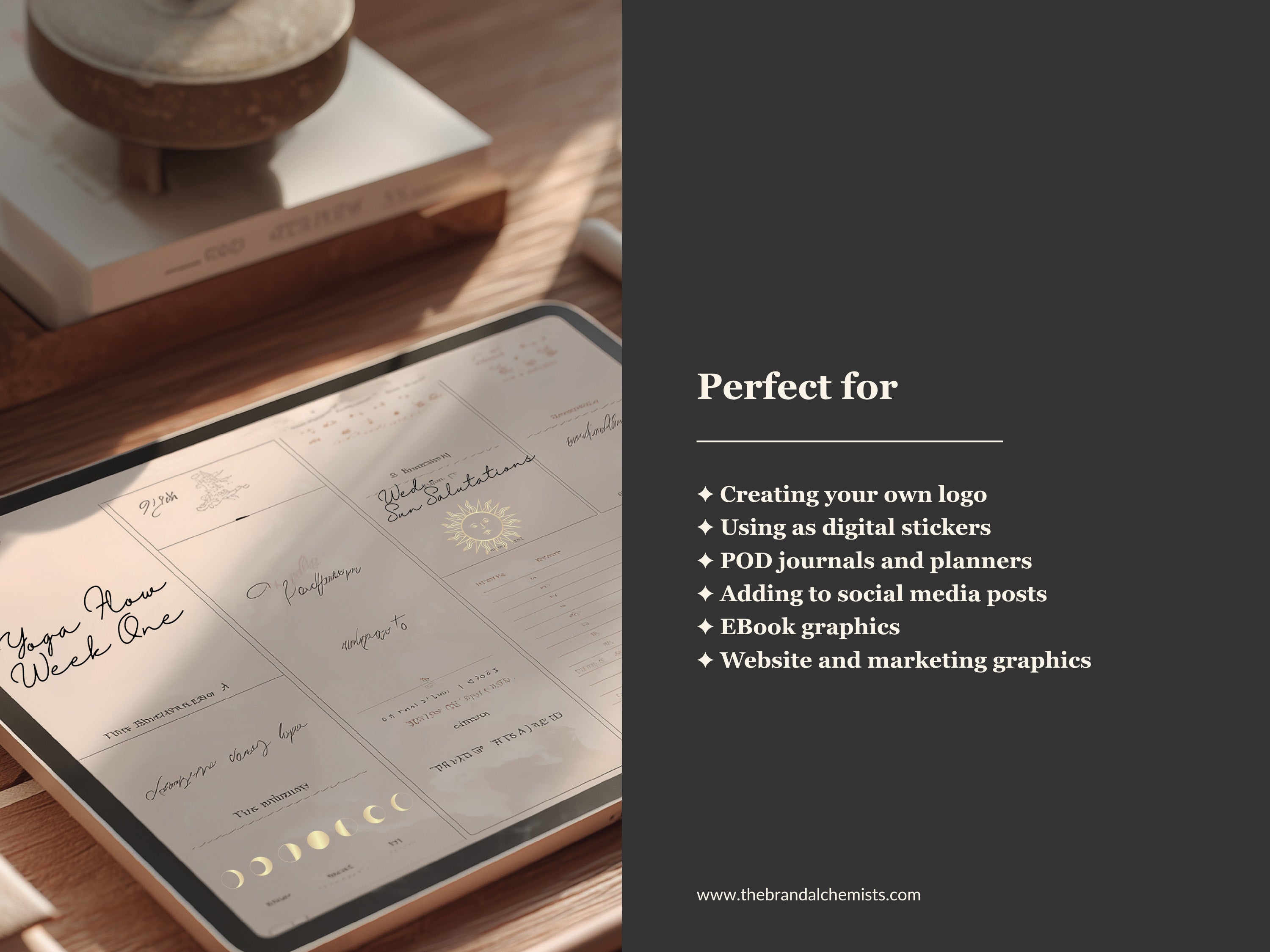 Mystical Design Elements - Metallic Gold