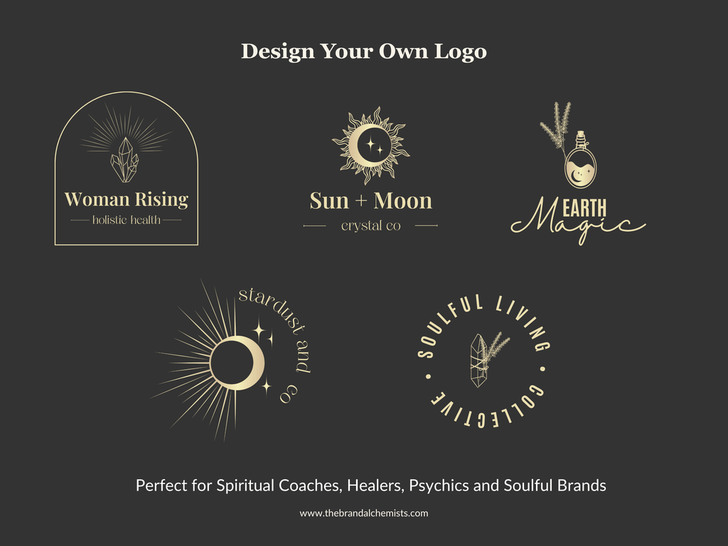 Mystical Design Elements - Metallic Gold