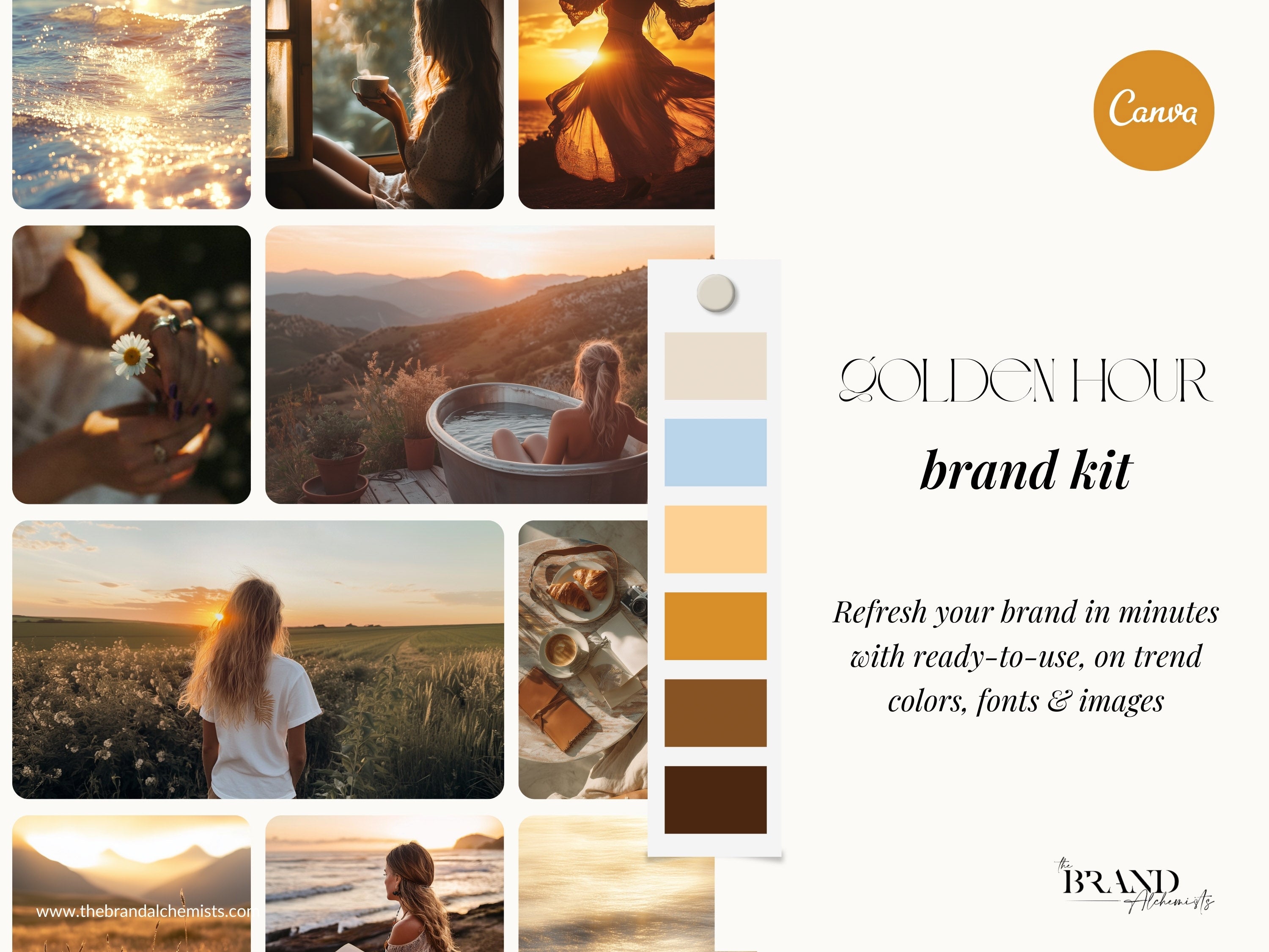 Golden Hour Mini Brand Kit Vol 1