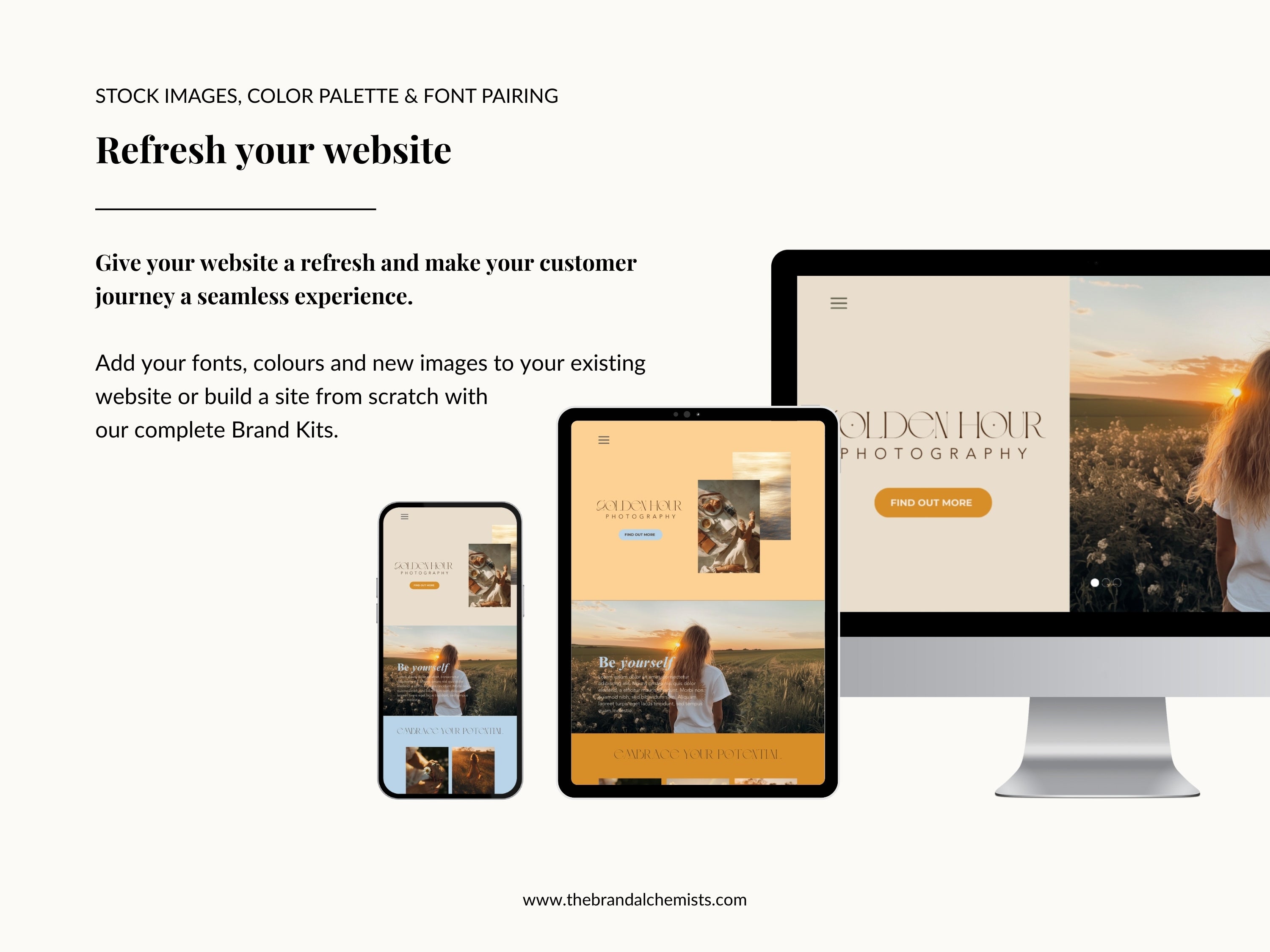 Golden Hour Mini Brand Kit Vol 1