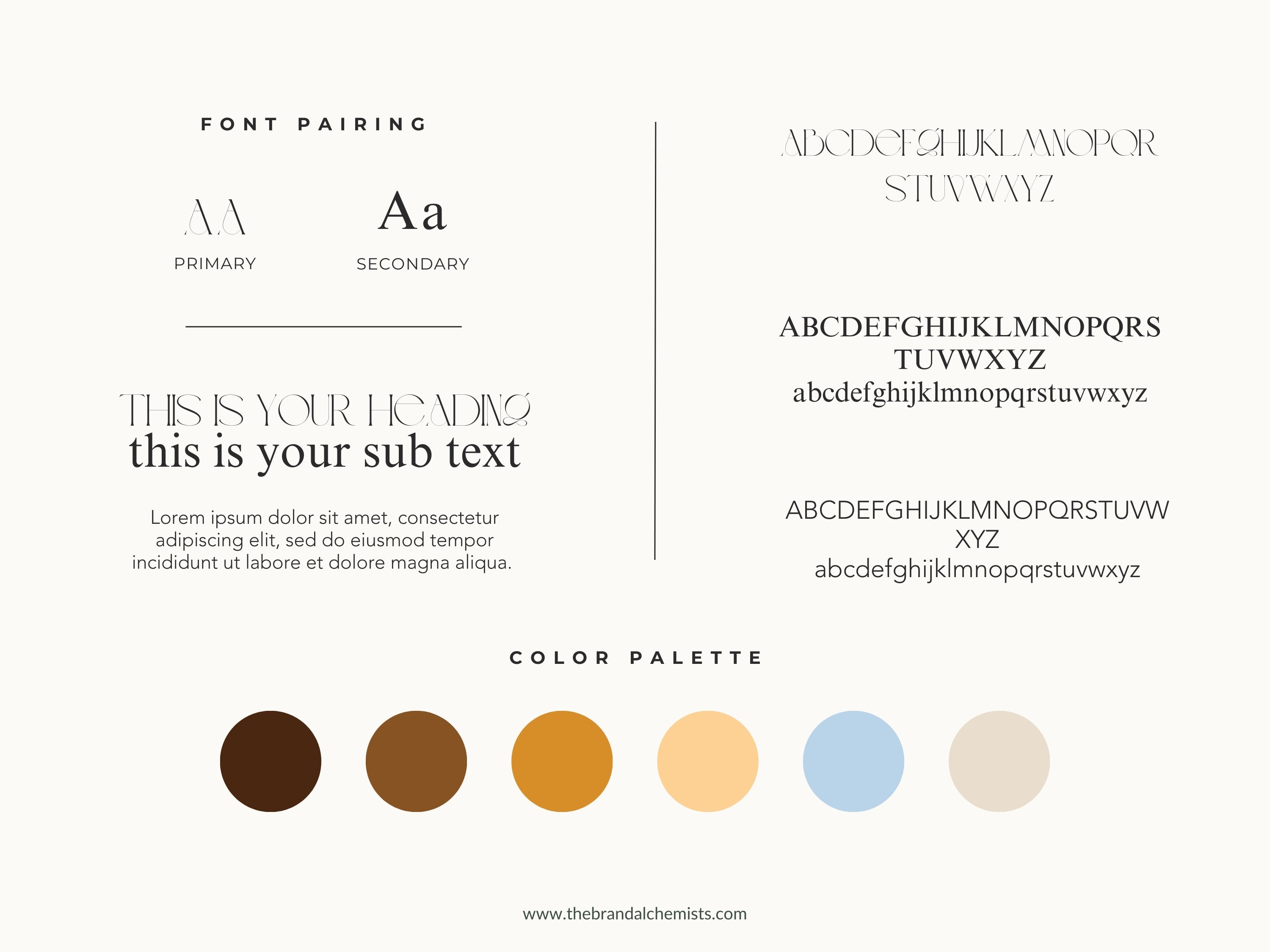Golden Hour Mini Brand Kit Vol 1