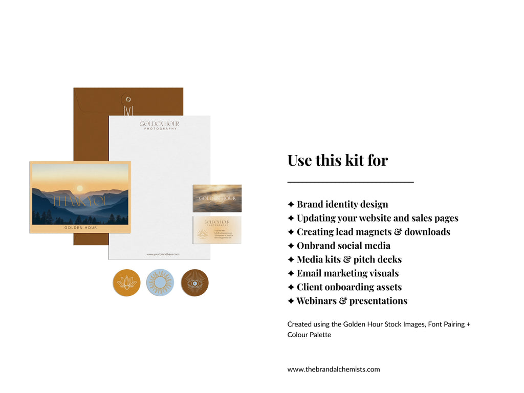 Golden Hour Mini Brand Kit Vol 1