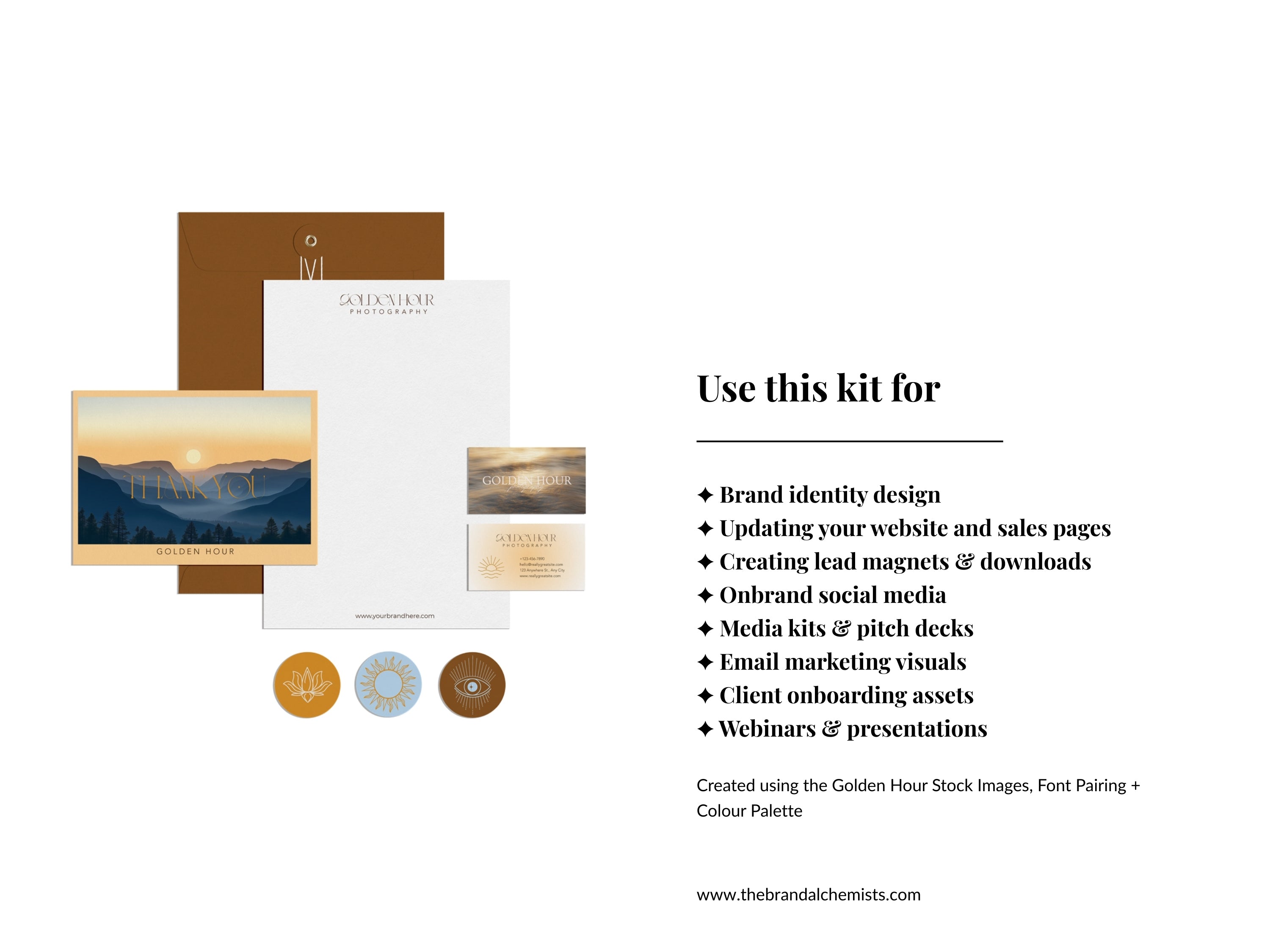 Golden Hour Mini Brand Kit Vol 1
