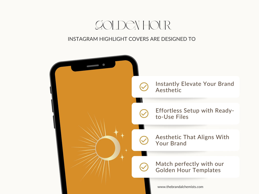Golden Hour Instagram Highlight Covers