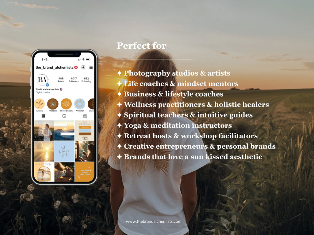 Golden Hour Instagram Highlight Covers