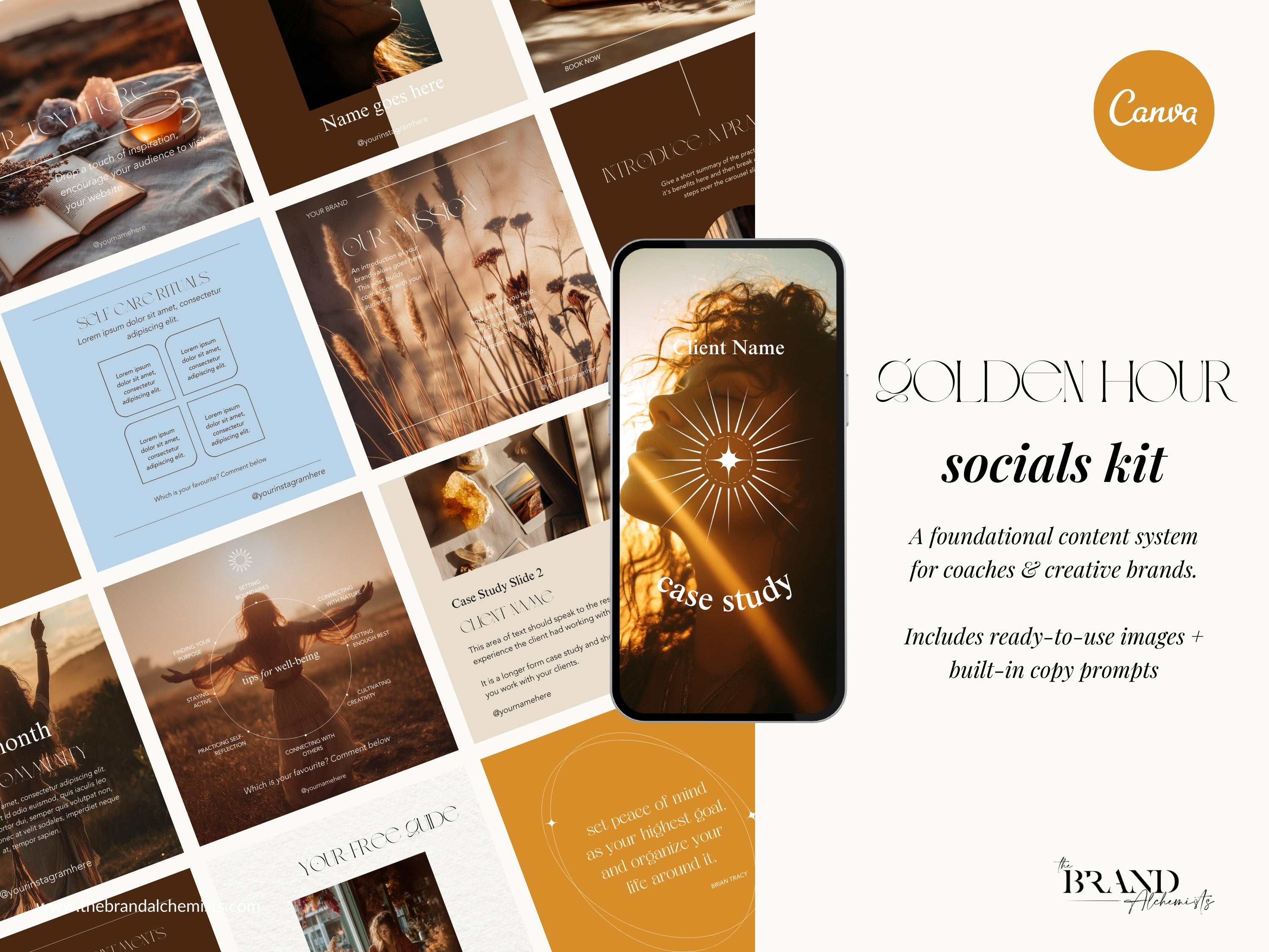 Golden Hour Instagram Foundations Templates