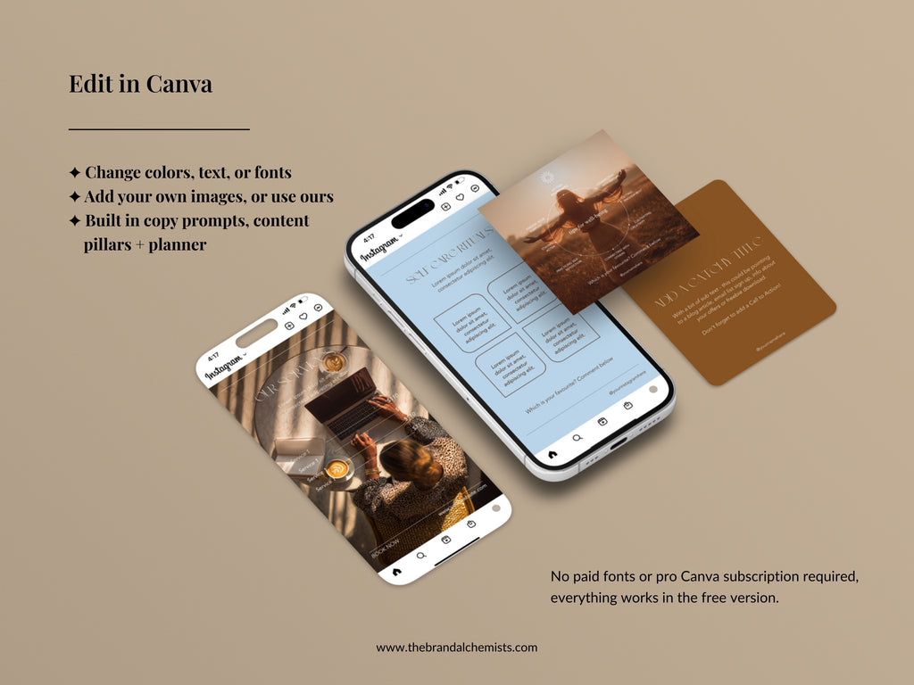 Golden Hour Instagram Foundations Templates