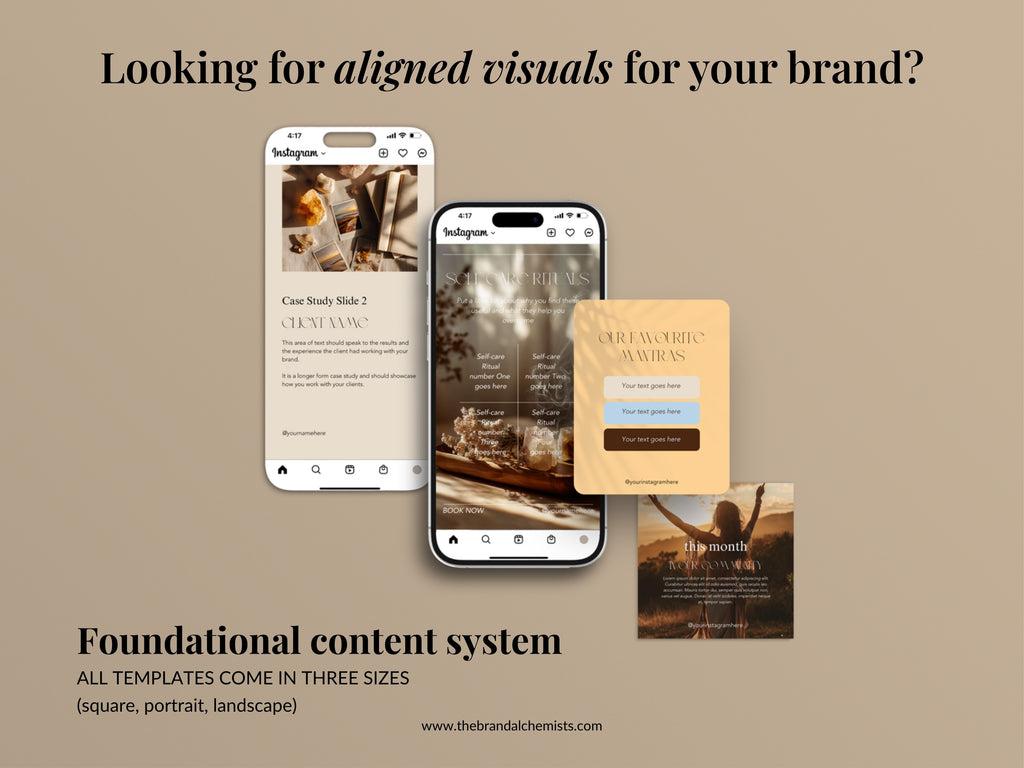 Golden Hour Instagram Foundations Templates