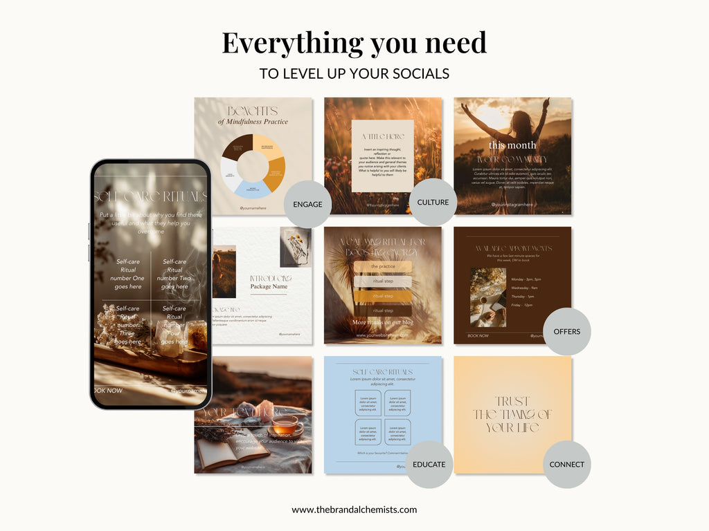 Golden Hour Instagram Foundations Templates