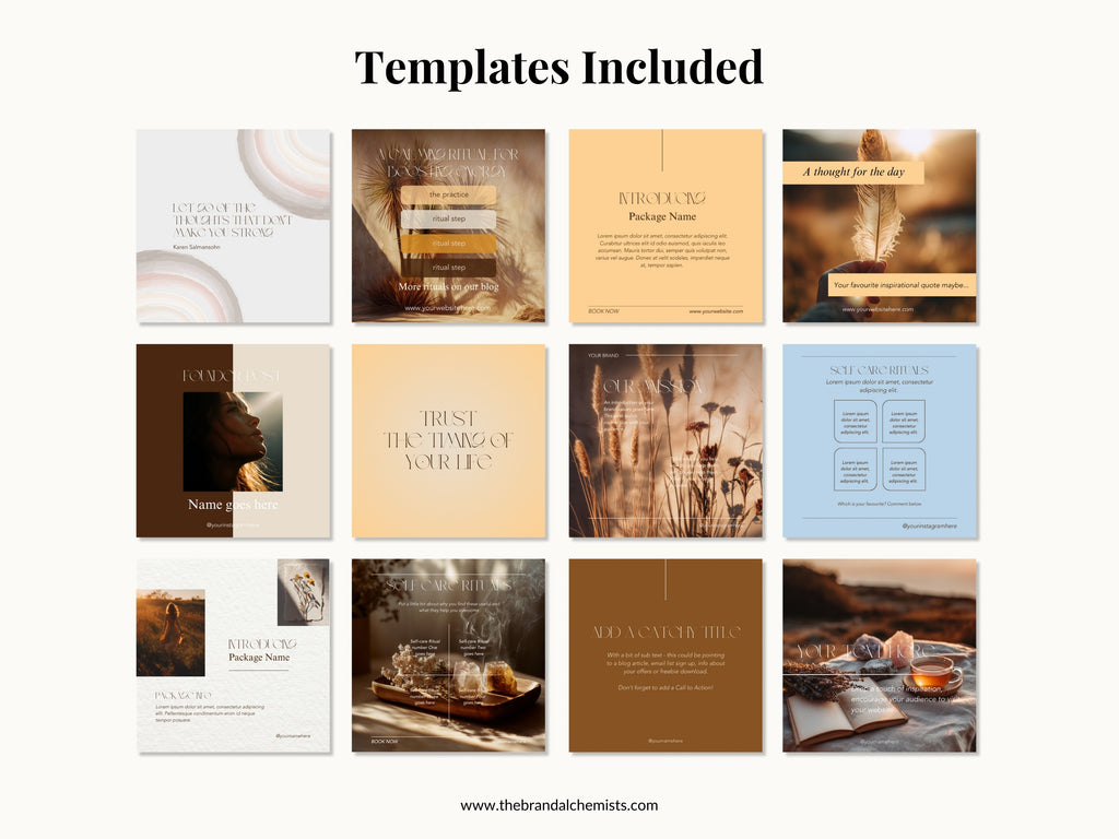 Golden Hour Instagram Foundations Templates