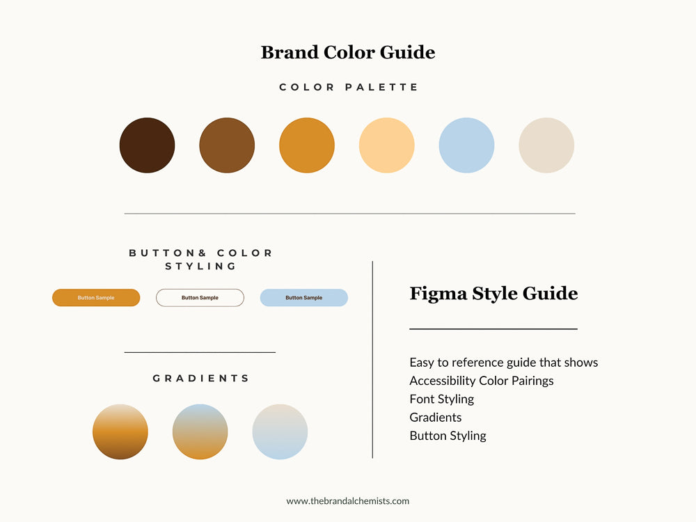 Golden Hour Brand System + UI Kit Vol. 1