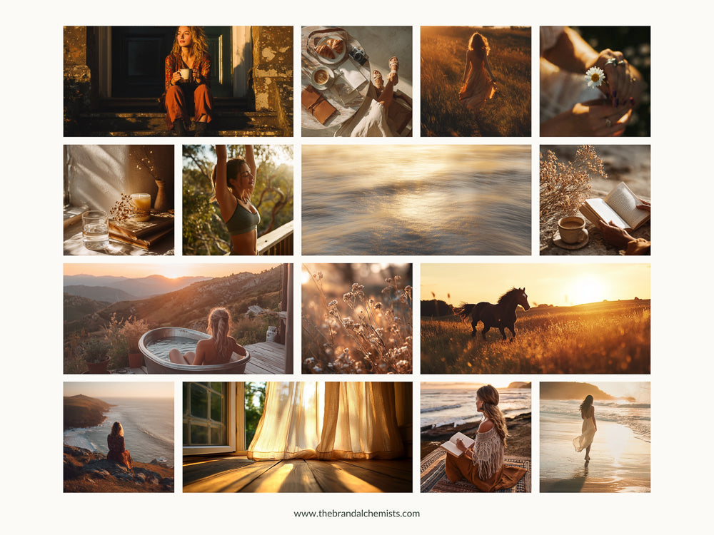Golden Hour Brand System + UI Kit Vol. 1