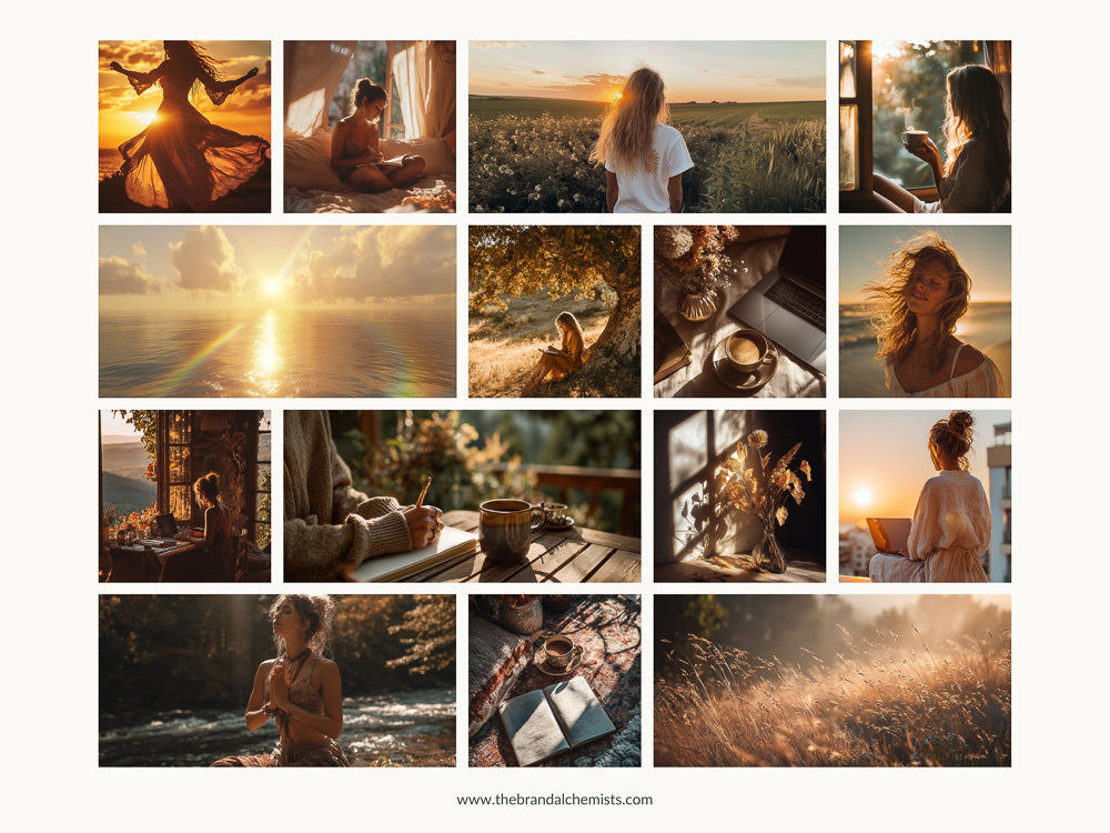 Golden Hour Brand System + UI Kit Vol. 1