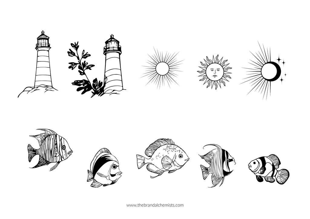 Island Dreaming SVG Design Elements