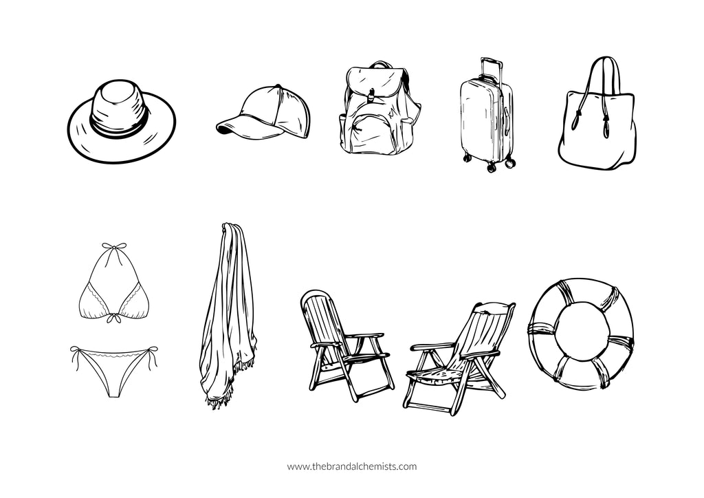 Island Dreaming SVG Design Elements