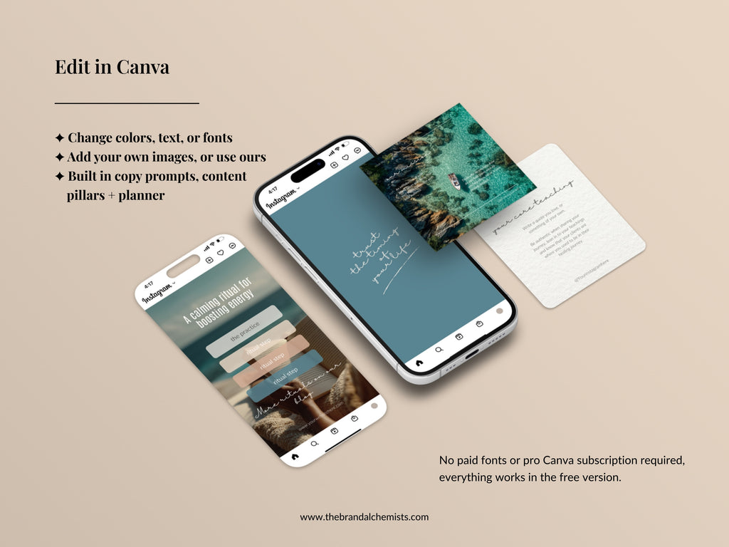Island Dreaming Instagram Foundations Templates