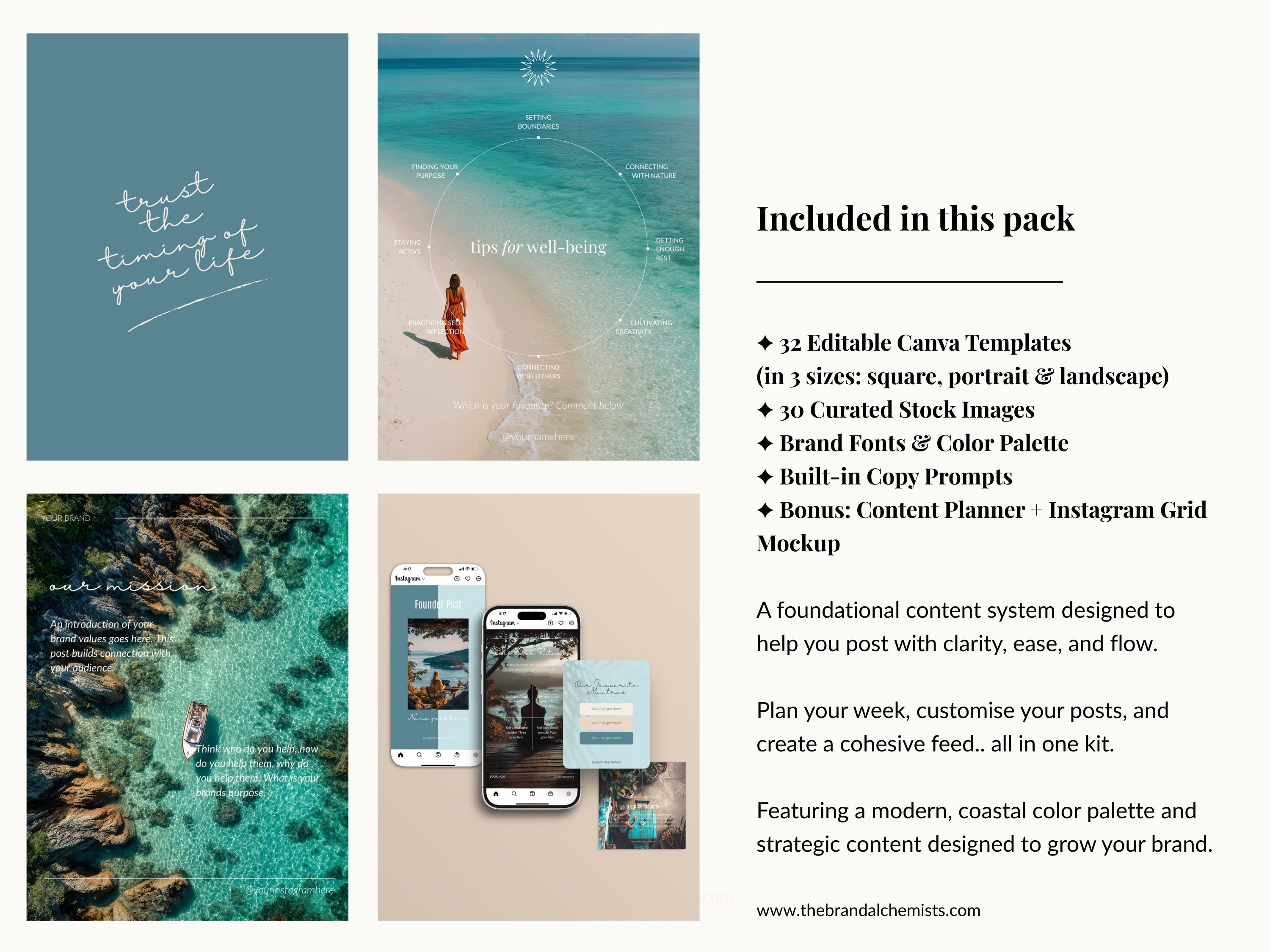 Island Dreaming Instagram Foundations Templates
