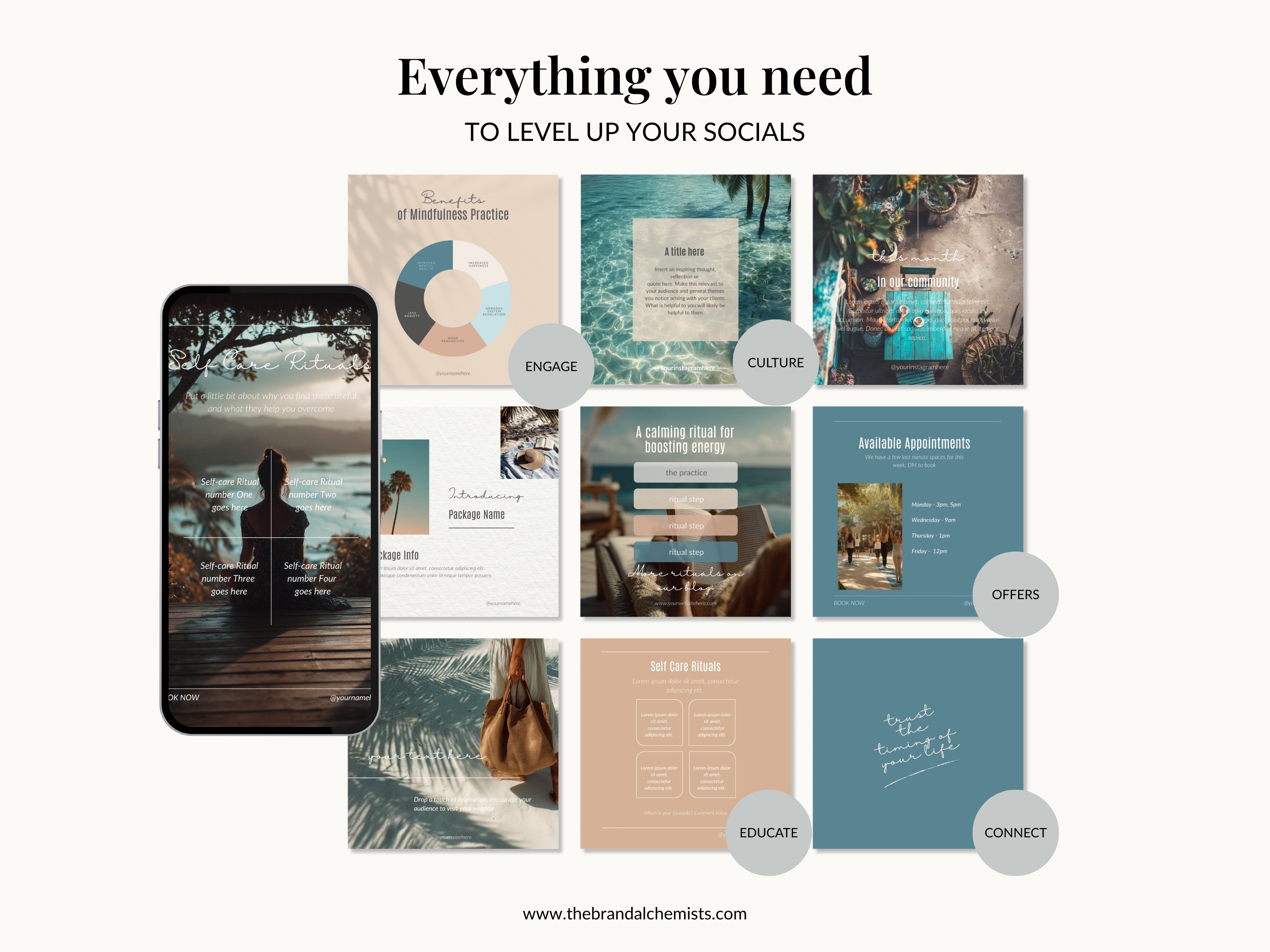 Island Dreaming Instagram Foundations Templates