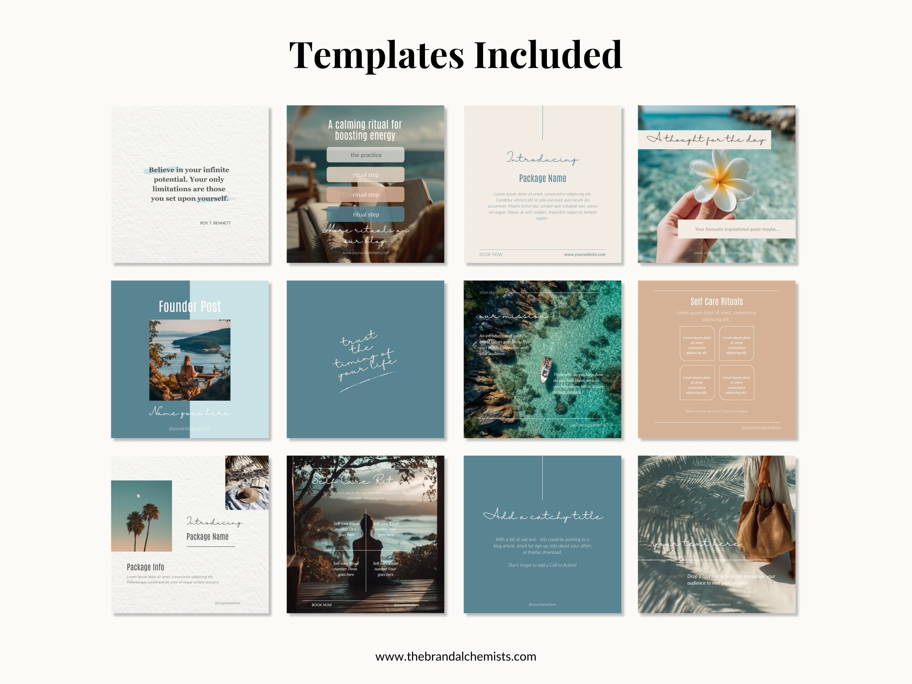 Island Dreaming Instagram Foundations Templates
