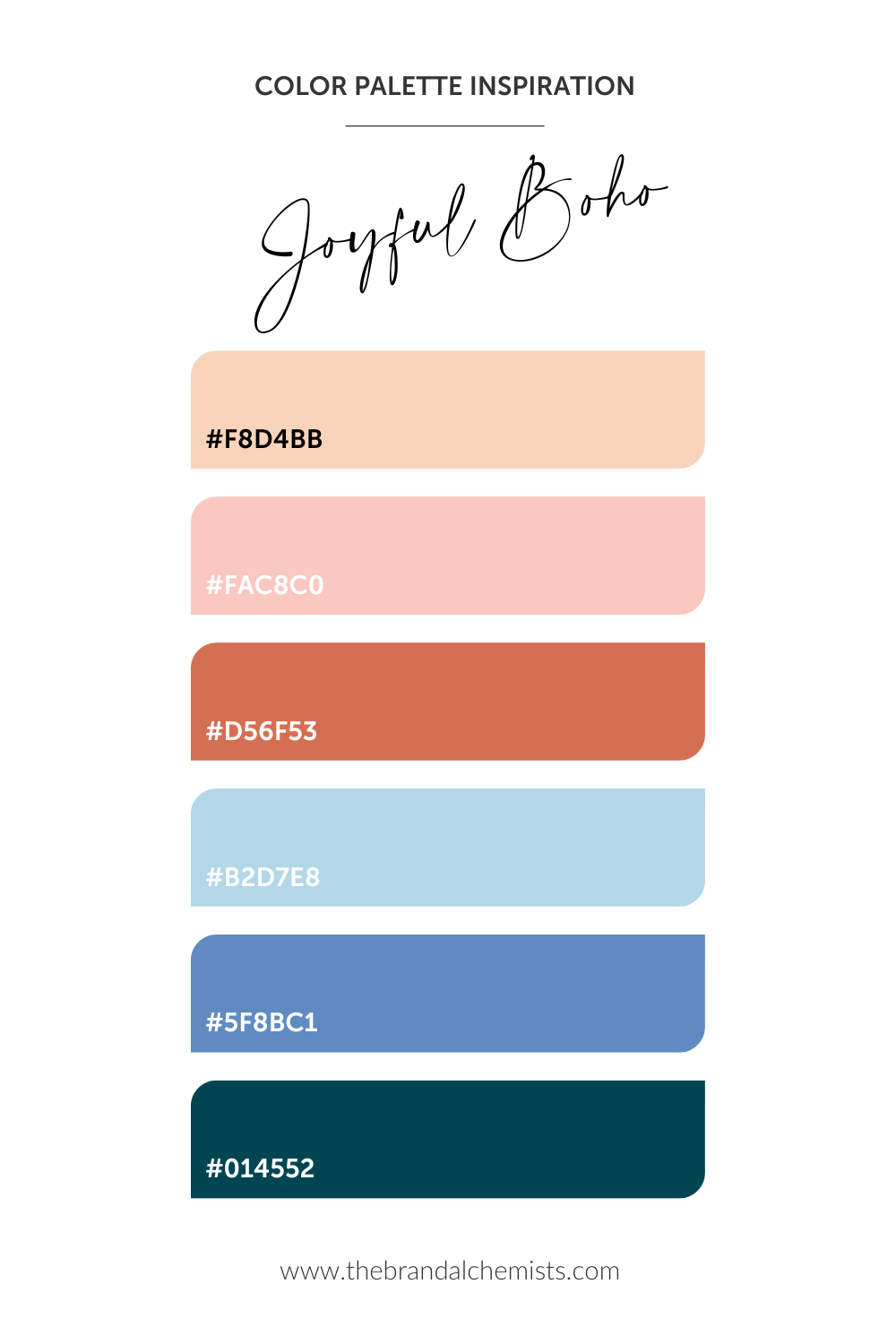 Boho Blue Color Code 24 Aesthetic Colour Palettes for Soulful, Boho & Spiritual Brands (with ...
