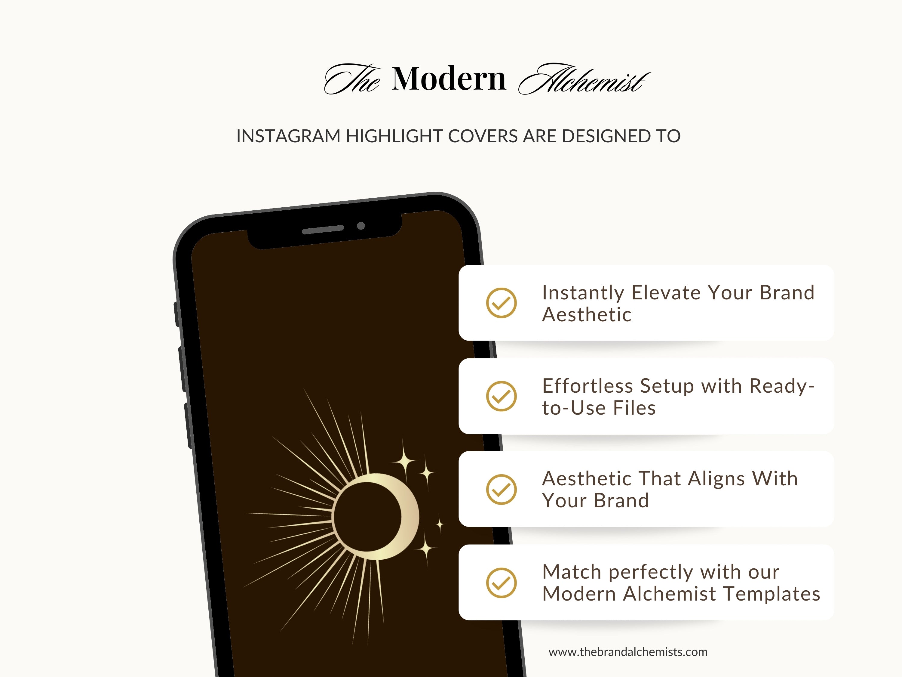 The Modern Alchemist Instagram Highlight Covers