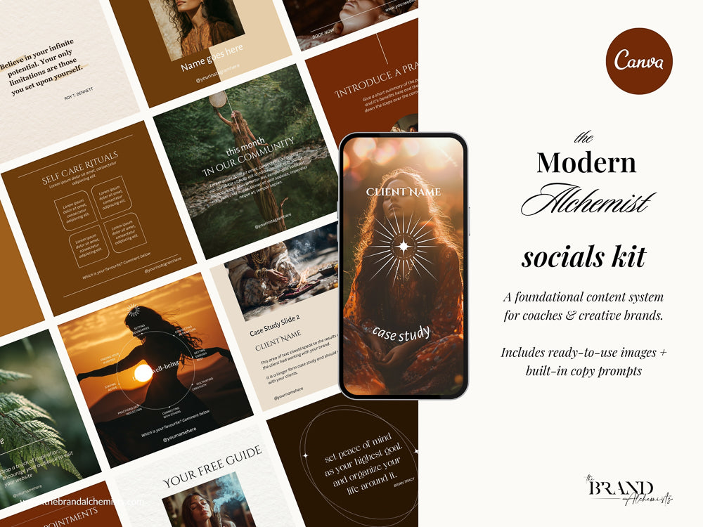 The Modern Alchemist Instagram Foundations Templates