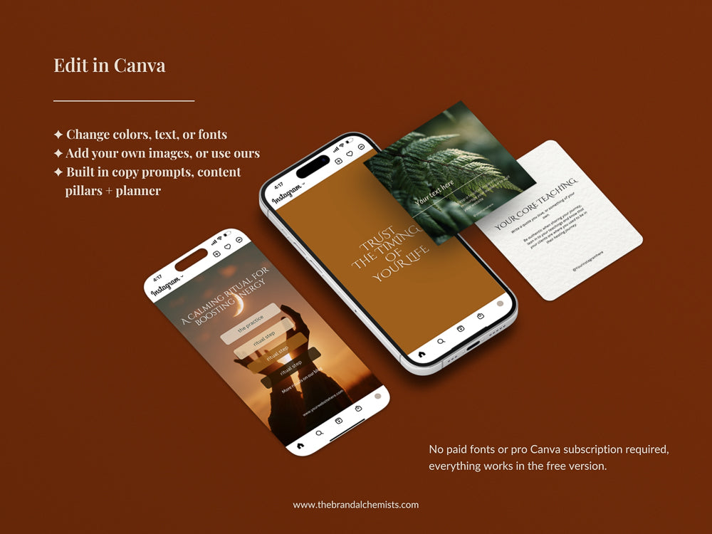 The Modern Alchemist Instagram Foundations Templates