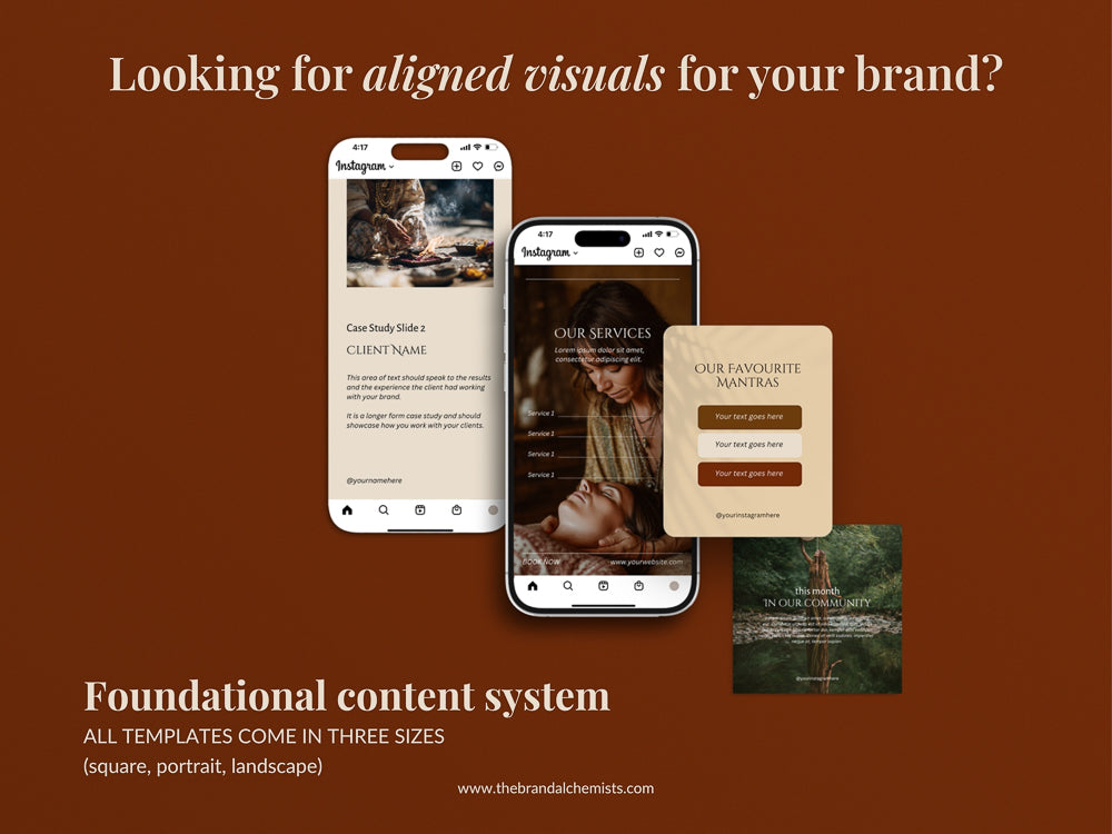The Modern Alchemist Instagram Foundations Templates