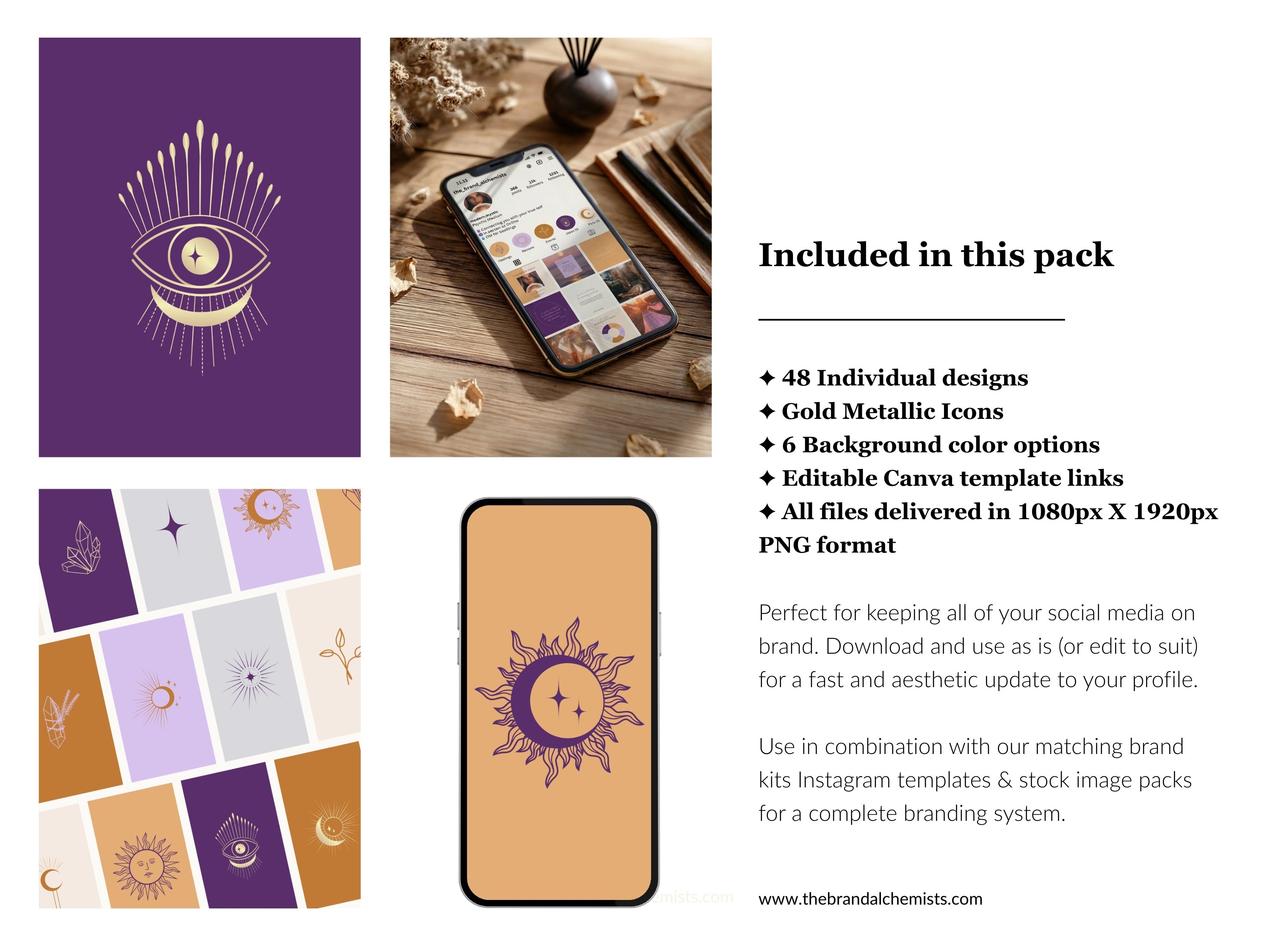 Modern Mystic Instagram Highlight Covers